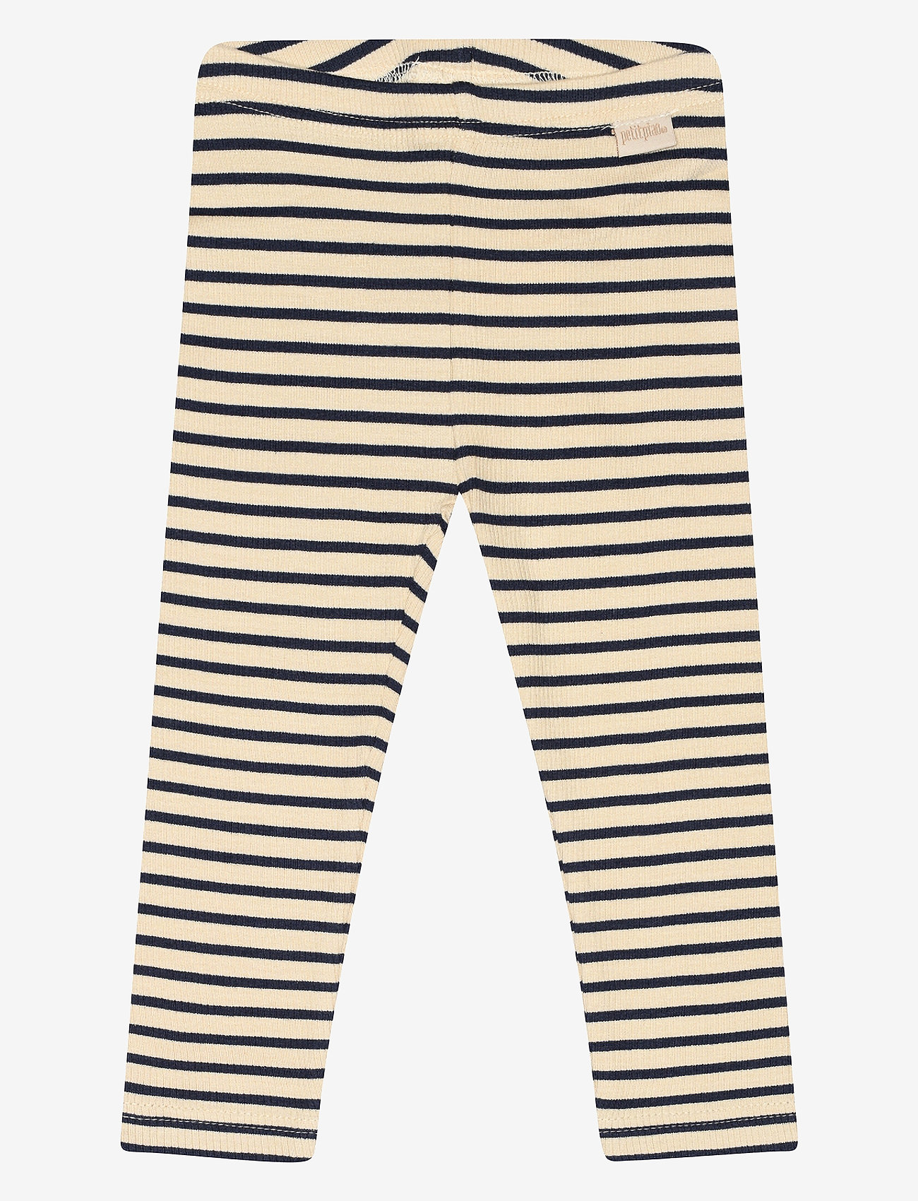 Petit Piao - Legging Modal Striped - laveste priser - indigo plum/dark off white - 2