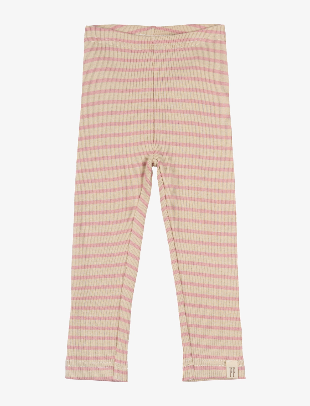 PETIT PIAO Legging Modal Gestreift Beige - 62 - Kinder