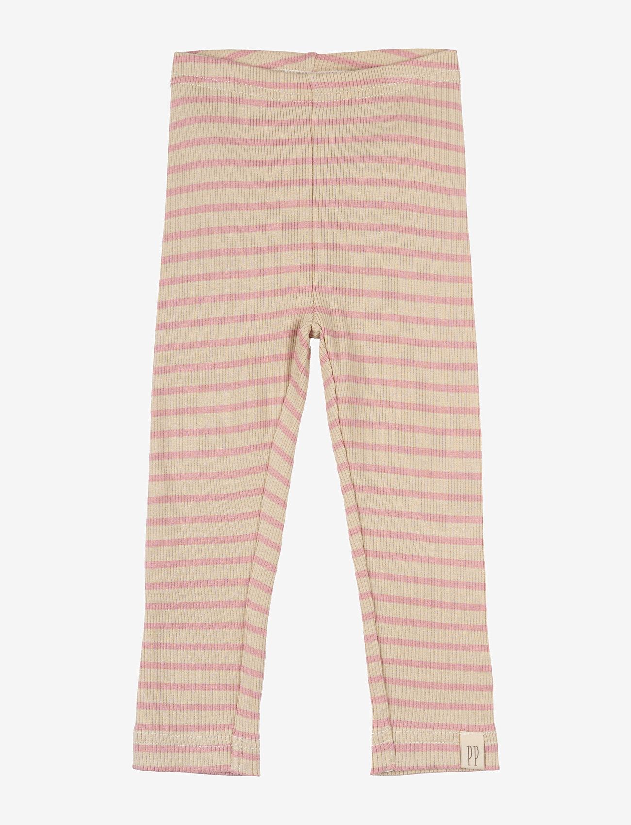 Petit Piao - Legging Modal Striped - leggings - bright rose/dark off white - 0