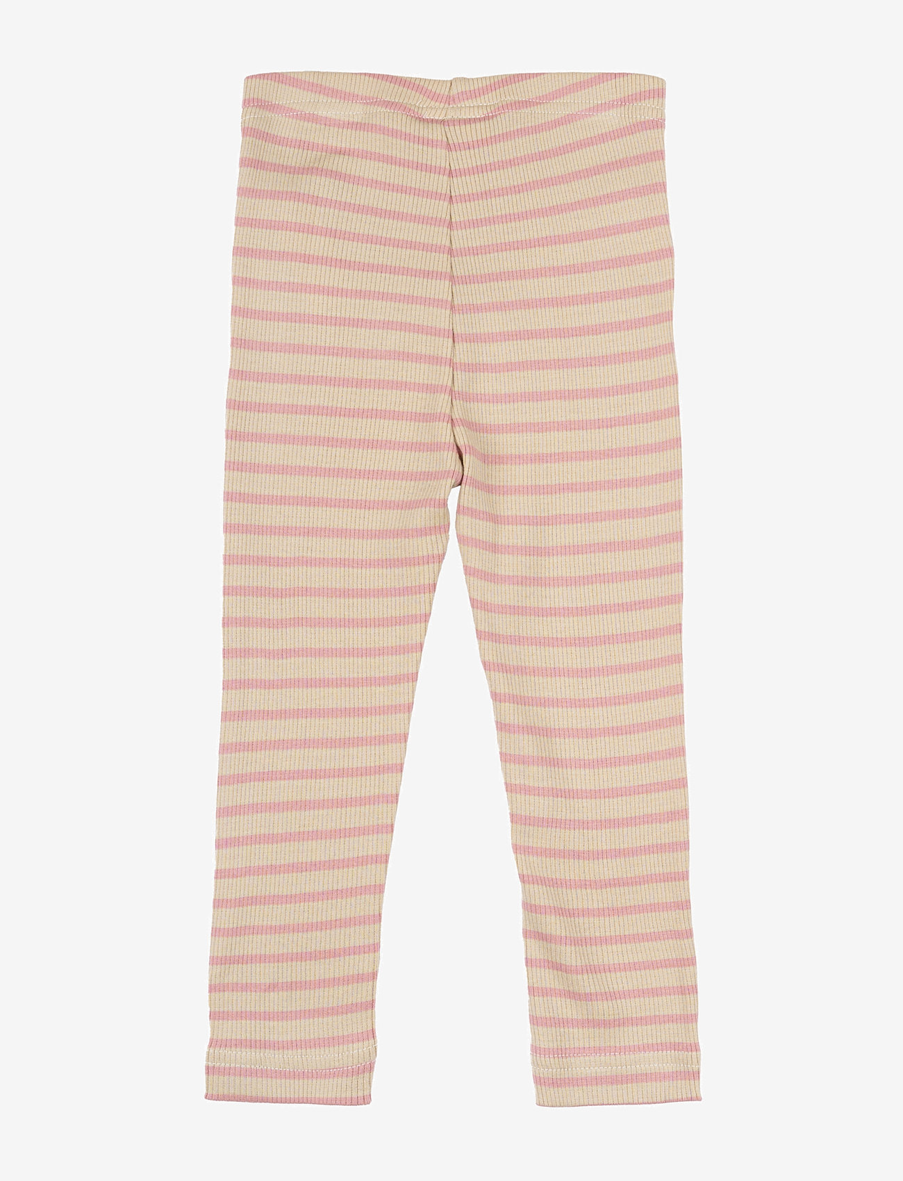 Petit Piao - Legging Modal Striped - leggings - bright rose/dark off white - 1