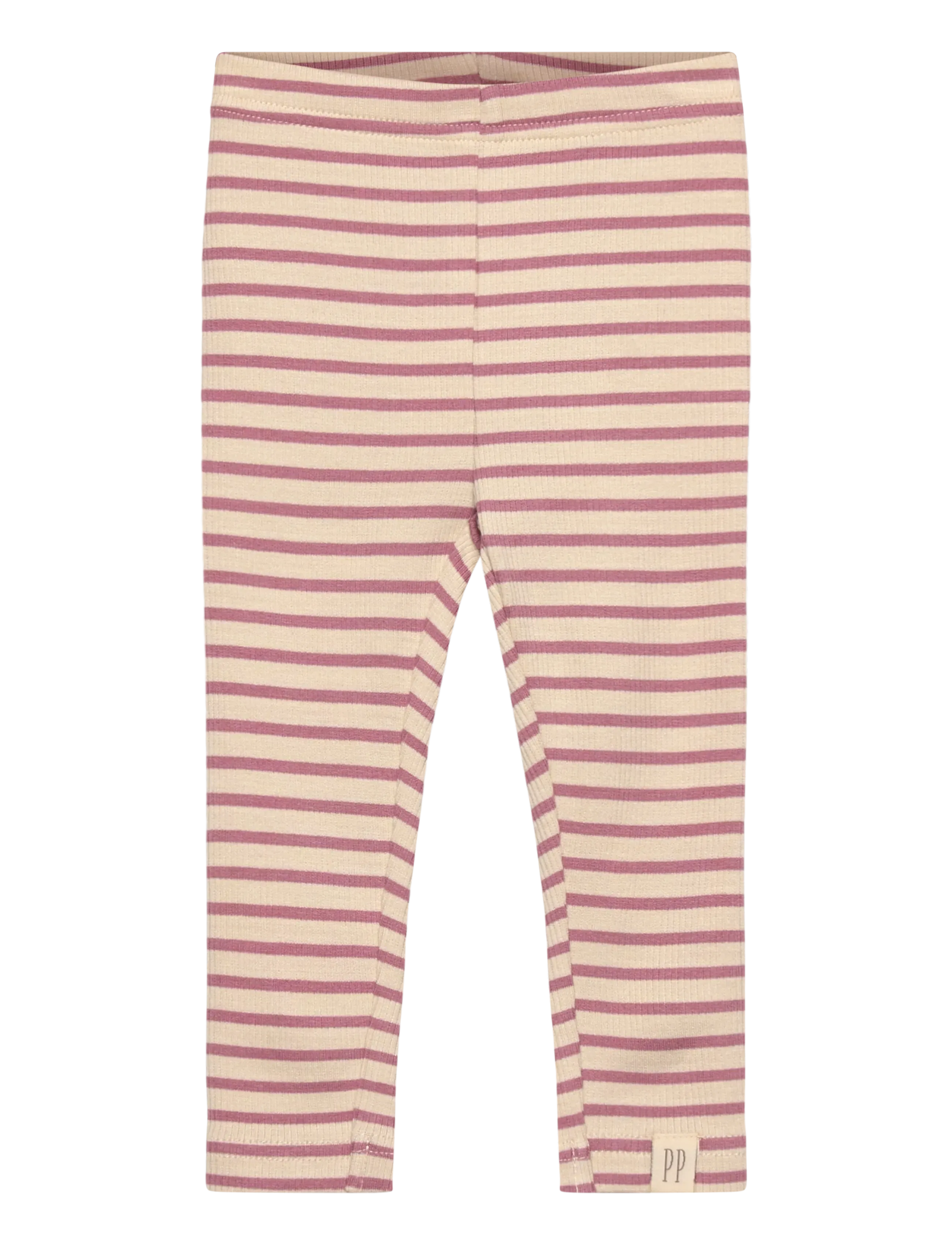 PETIT PIAO Legging Modal Gestreift Beige - 56 - Kinder
