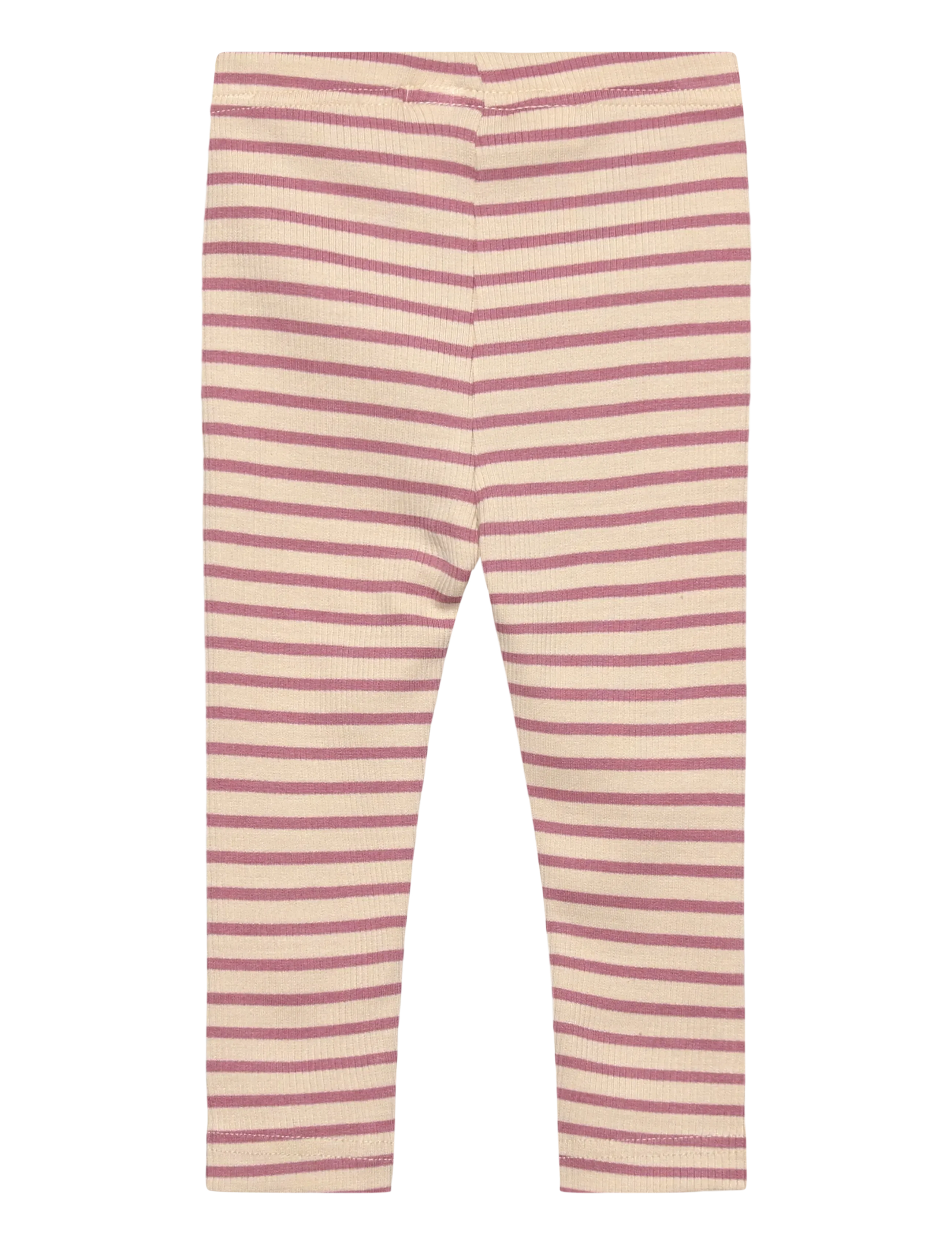 Petit Piao - Legging Modal Striped - leggings - nostalgic rose/off white - 1