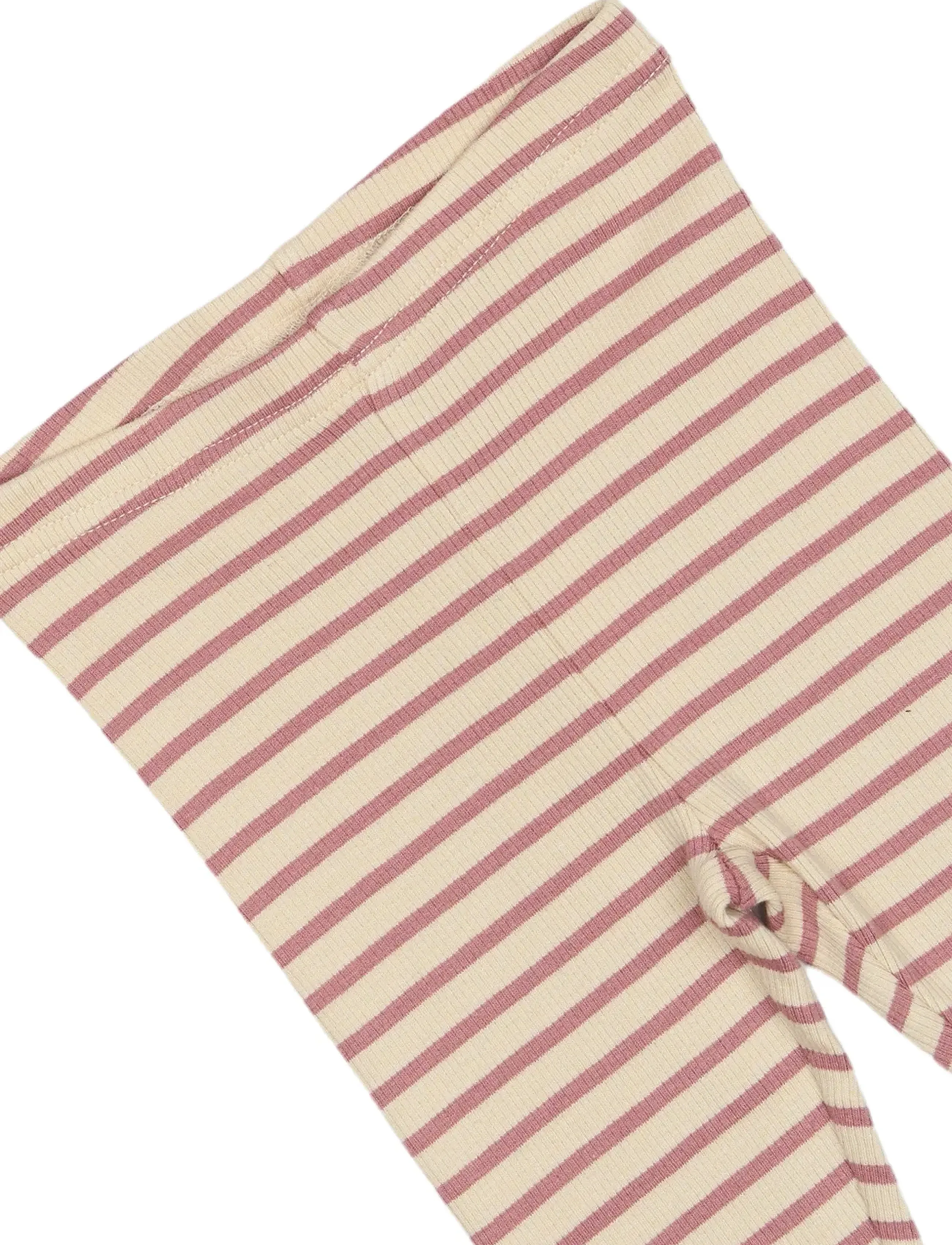 Petit Piao - Legging Modal Striped - leggings - nostalgic rose/off white - 2