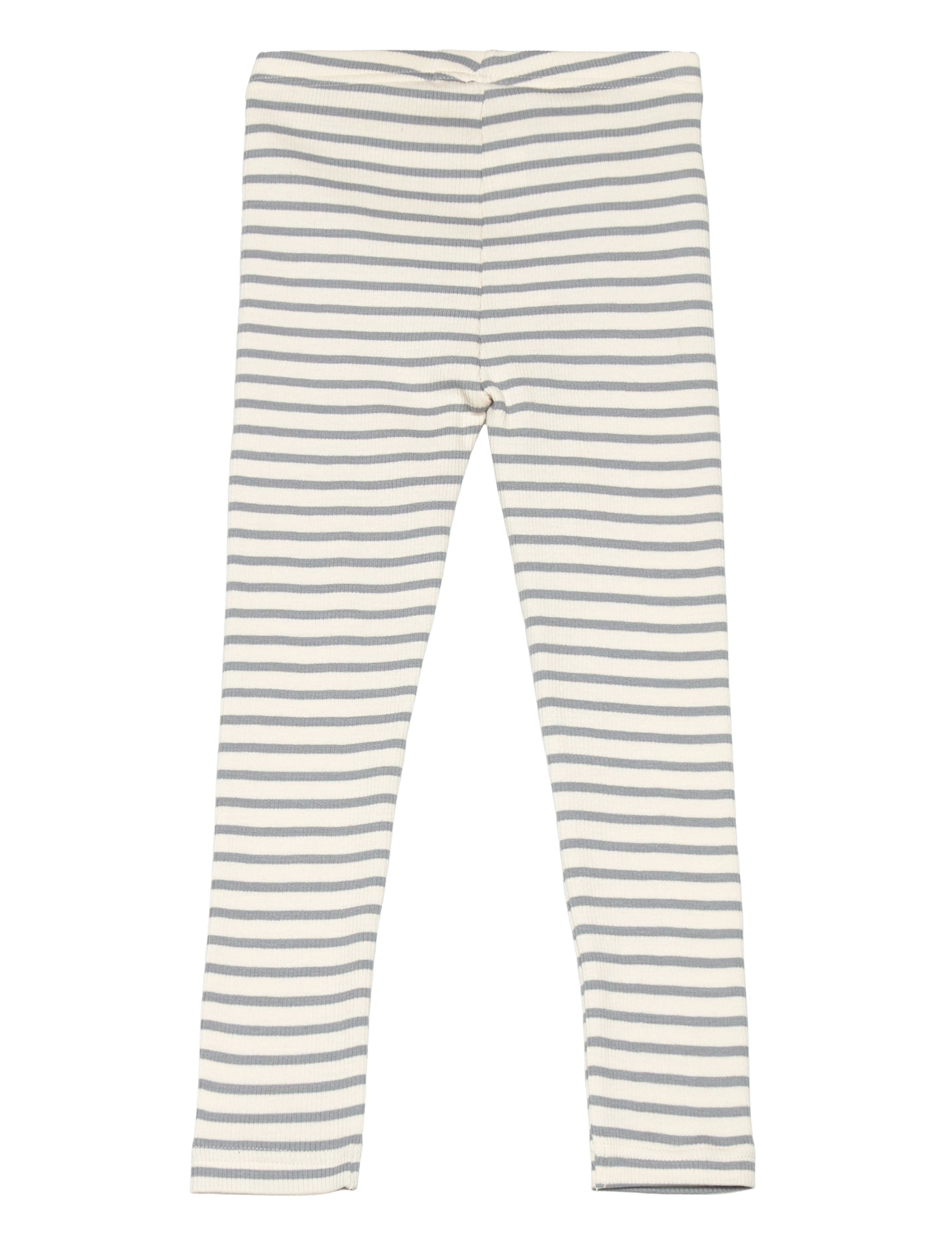 Petit Piao - Legging Modal Striped - lägsta priserna - blue mist - 1