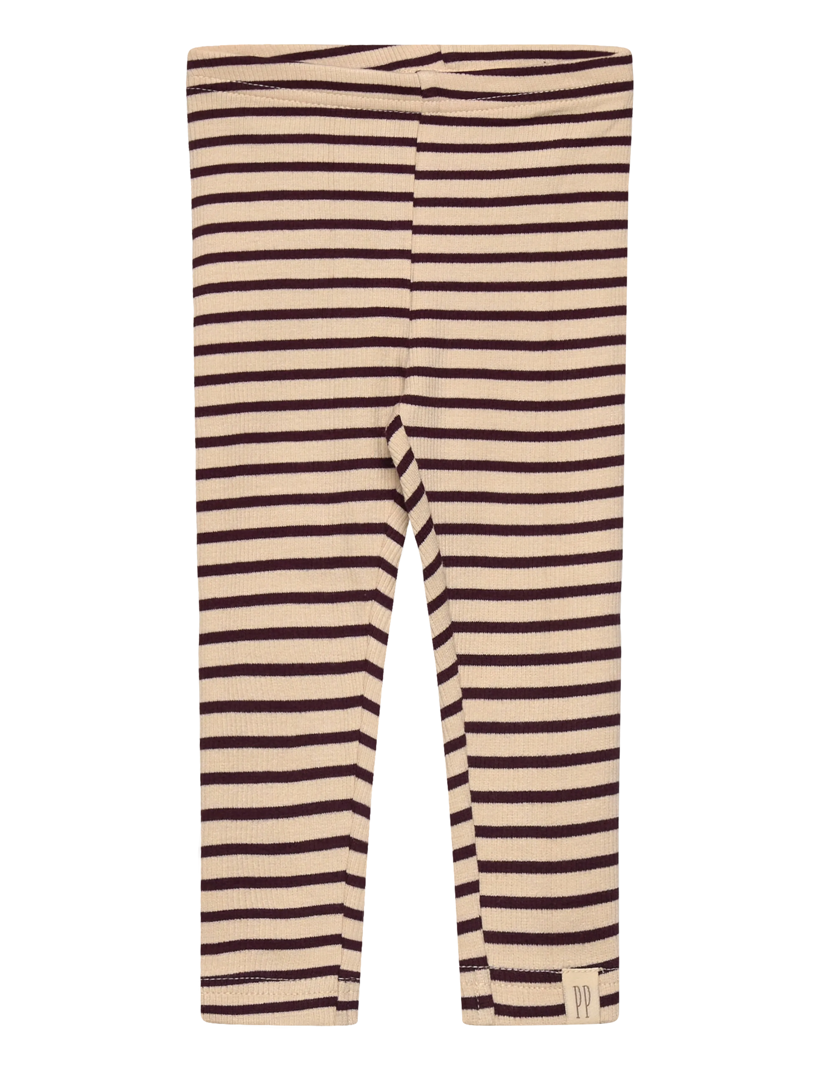 PETIT PIAO Legging Modal Gestreift Cream - 62 - Kinder