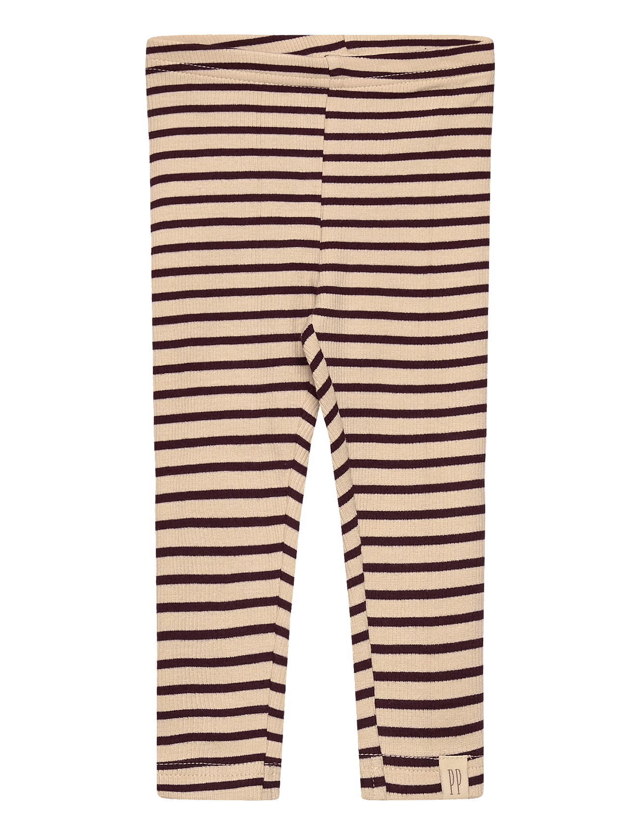 Legging Modal Striped - DARK GRAPE/OFF
