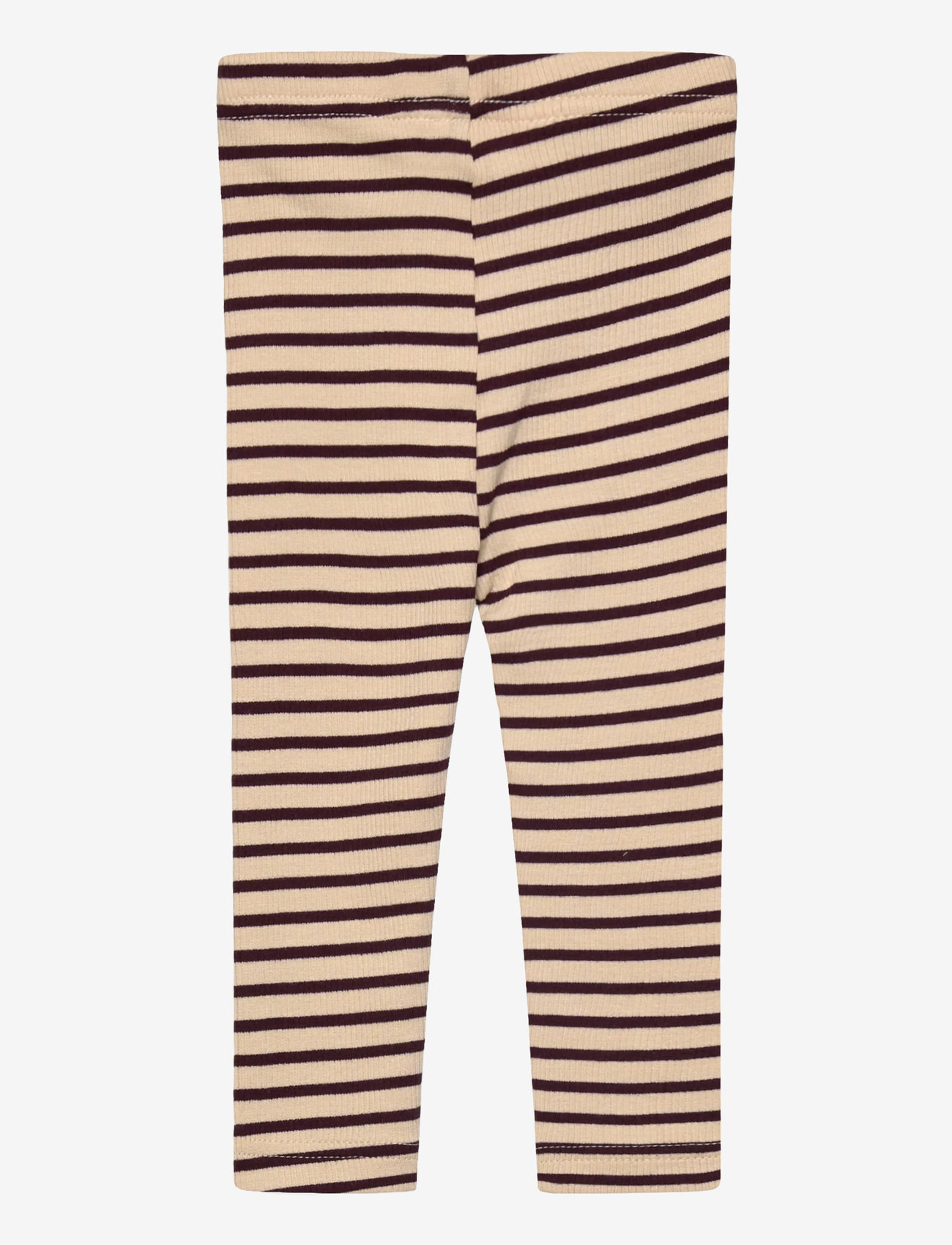 Petit Piao - Legging Modal Striped - leggings - dark grape/off white - 1