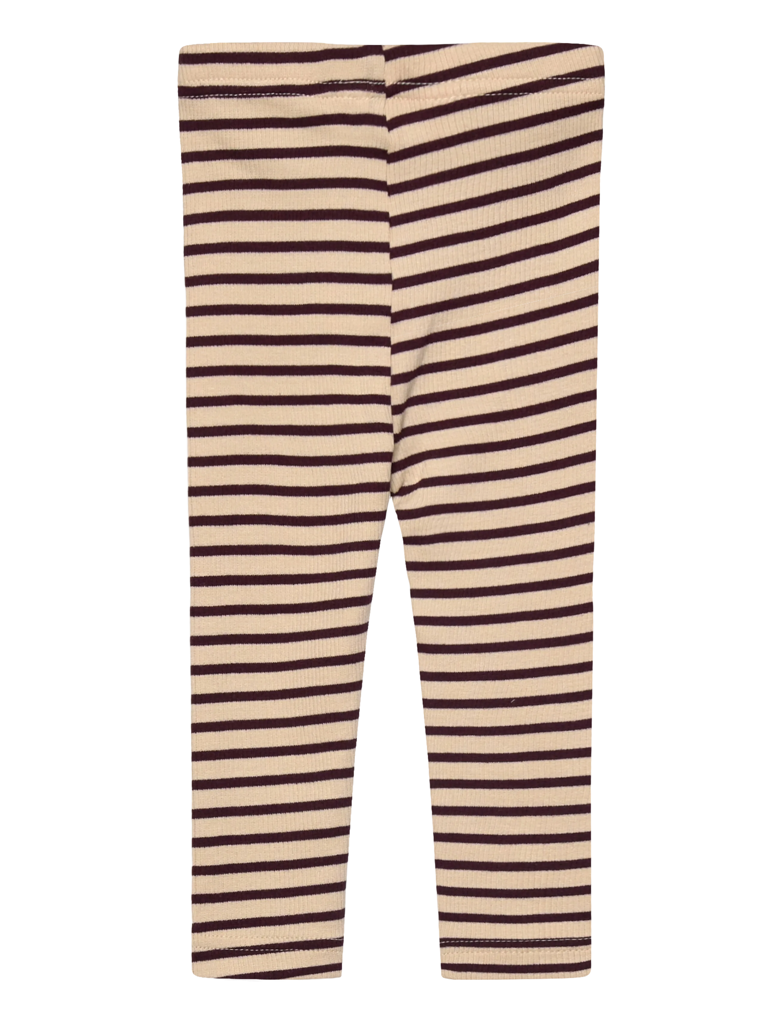 Petit Piao - Legging Modal Striped - leggings - dark grape/off white - 1