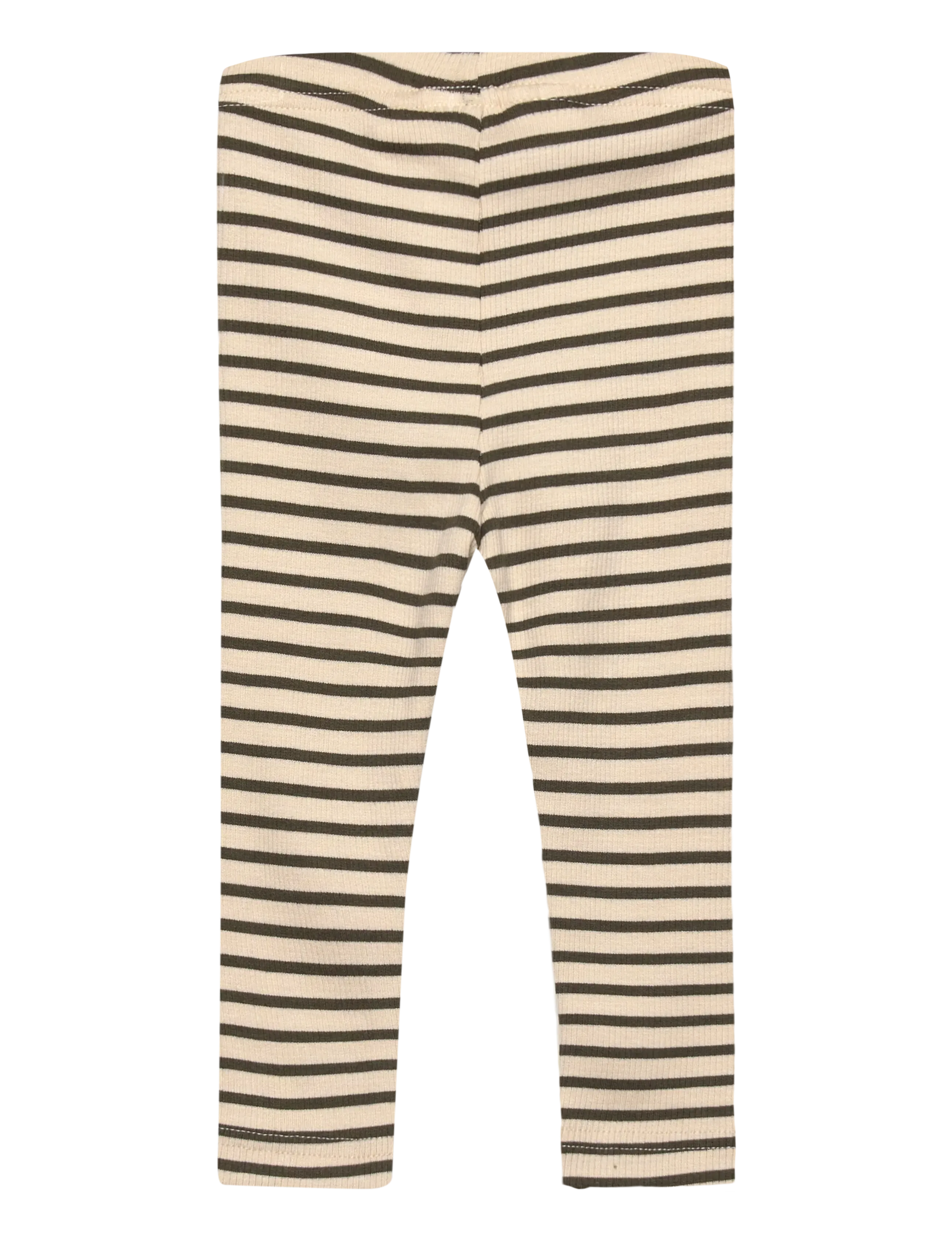 Petit Piao - Legging Modal Striped - die niedrigsten preise - green leaf/off white - 1