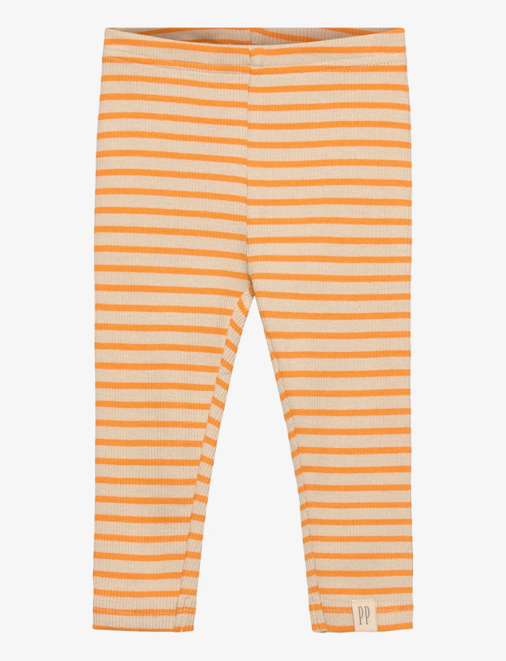 Petit Piao - Legging Modal Striped - leggings - sunflower/off white - 0