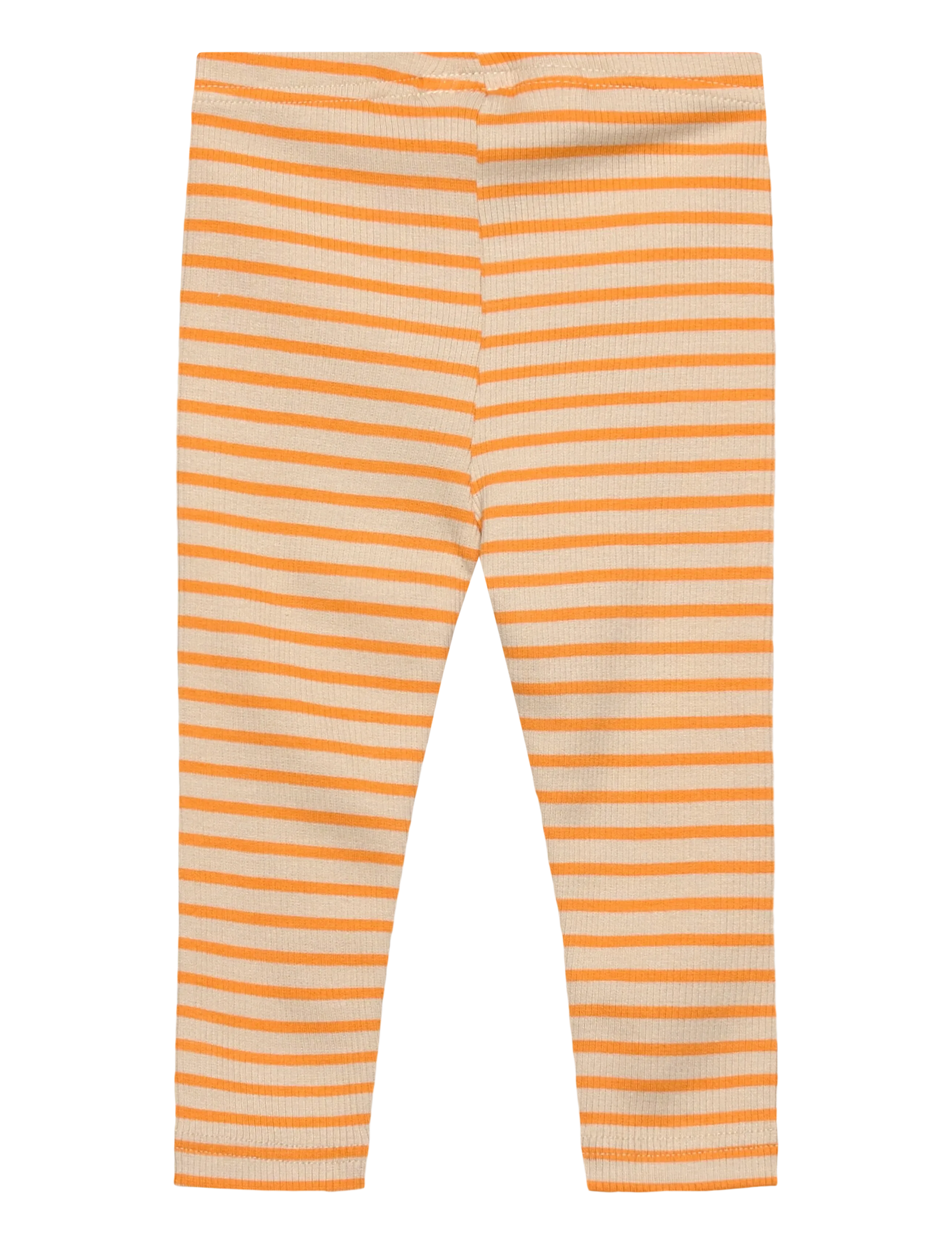 Petit Piao - Legging Modal Striped - leggings - sunflower/off white - 1