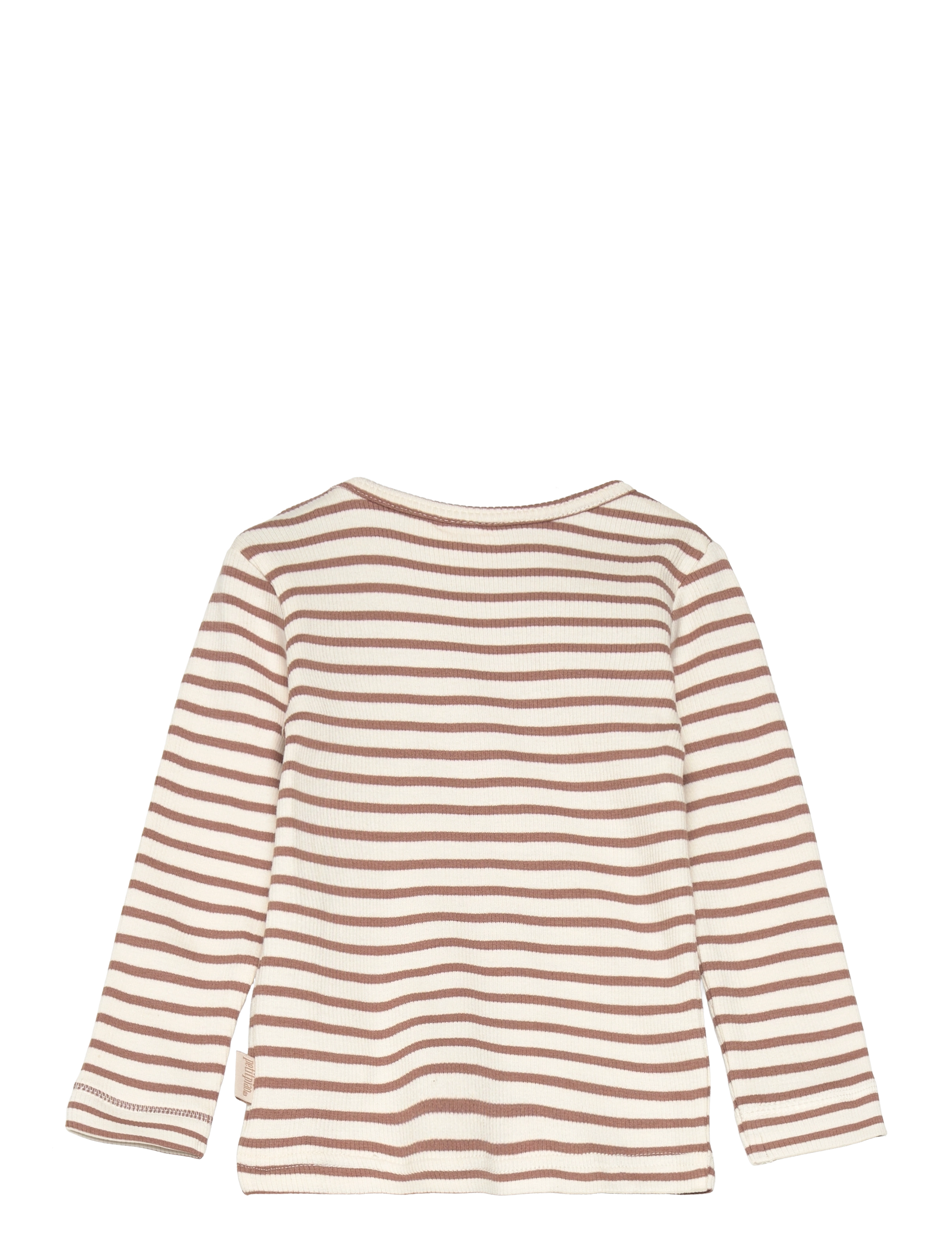 Petit Piao - T-shirt L/S Modal Striped - tuscany - 1