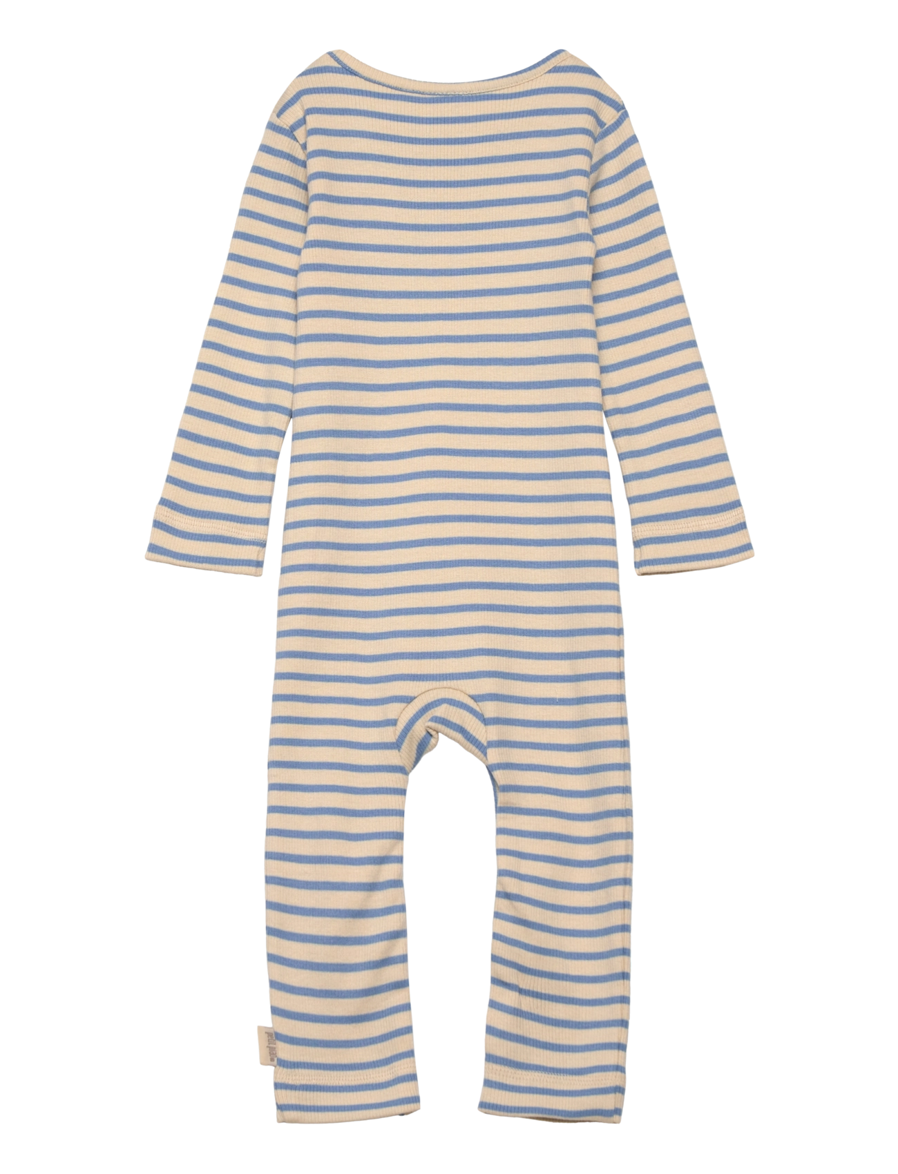 Petit Piao - Jumpsuit L/S Modal Striped - allure blue/dark off white - 1