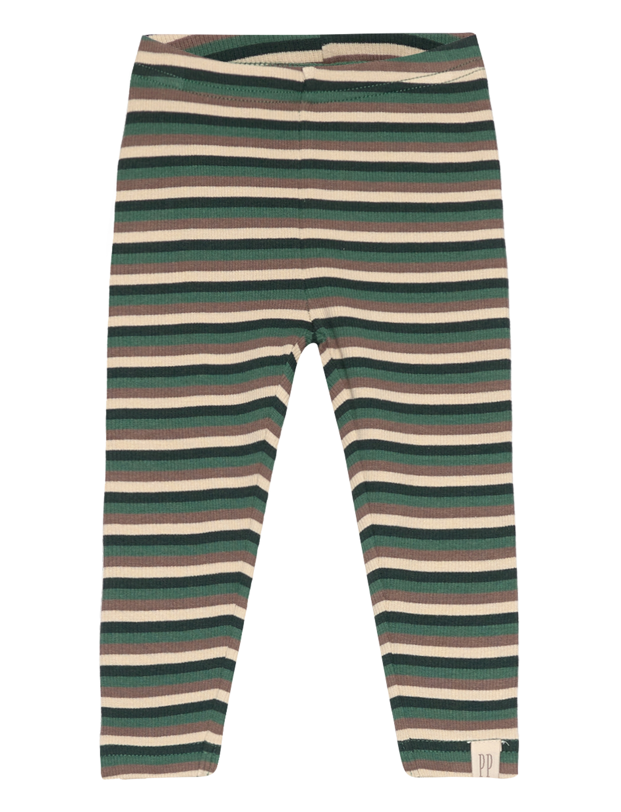 Legging Modal Multi Striped - EMERALD GREEN MULTI STRIPE