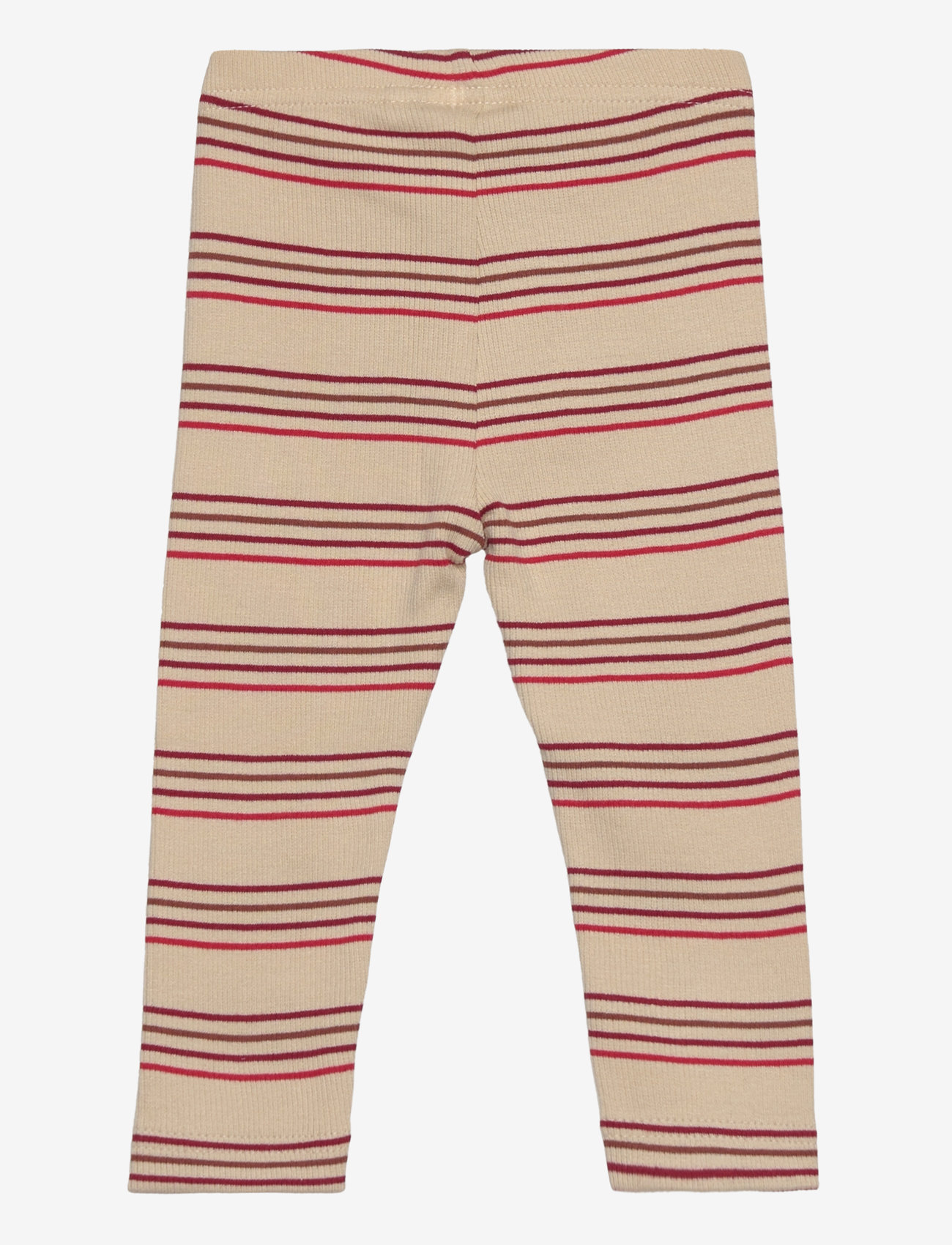 Petit Piao - Legging Modal Multi Striped - laveste priser - chili pepper multi stripe - 1