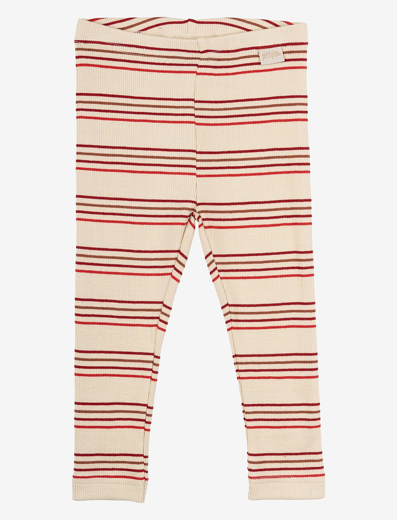 Petit Piao - Legging Modal Multi Striped - laveste priser - chili pepper multi stripe - 2