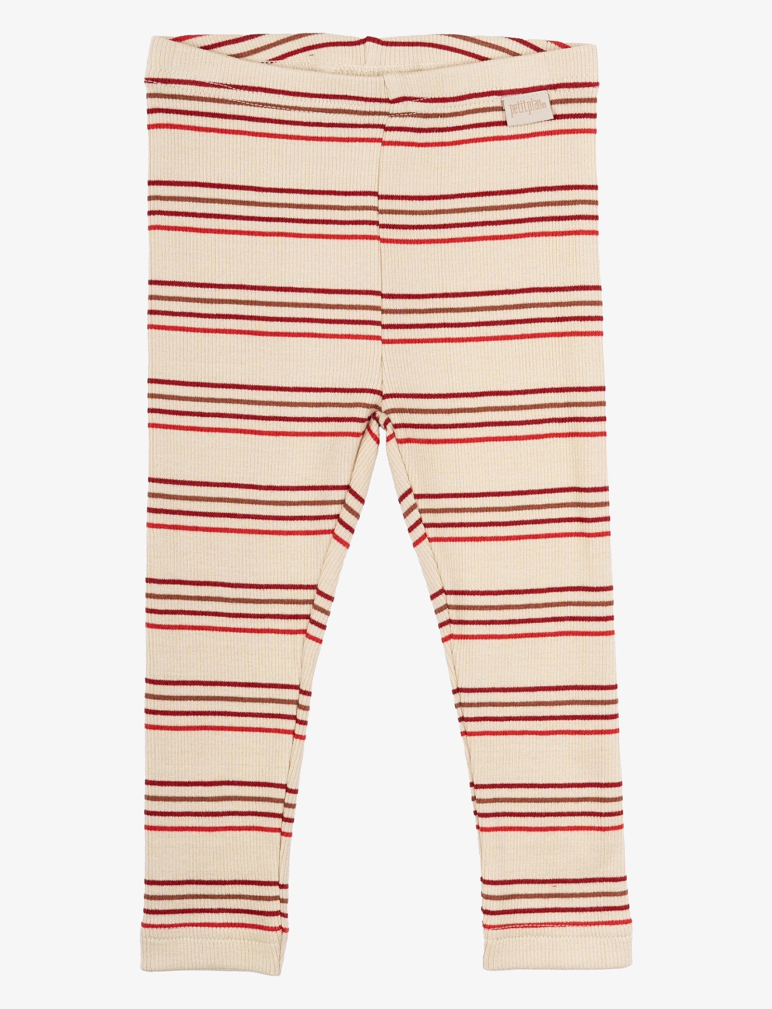 Petit Piao - Legging Modal Multi Striped - chili pepper multi stripe - 2