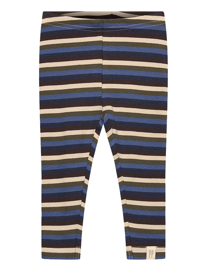 Petit Piao - Legging Modal Multi Striped - retuusid - true navy multistripe - 0