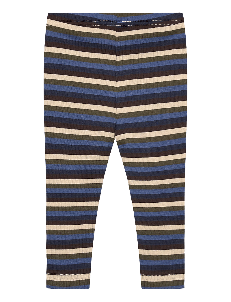 Petit Piao - Legging Modal Multi Striped - retuusid - true navy multistripe - 1