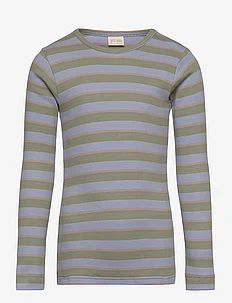 T-shirt L/S Modal Double Striped, Petit Piao