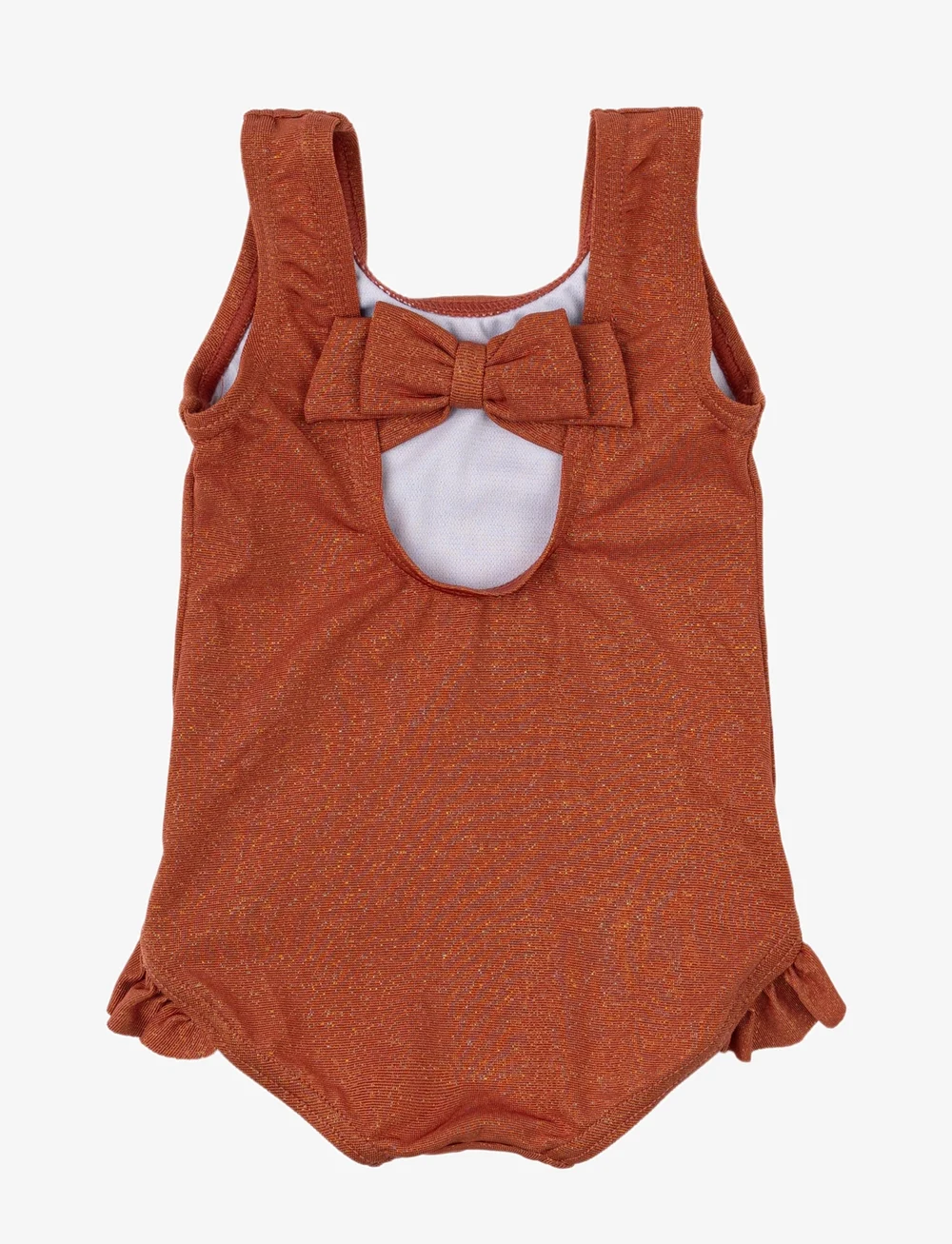 Petit Piao - Swimsuit Butterfly Printed - ujumistrikood - gold - 2