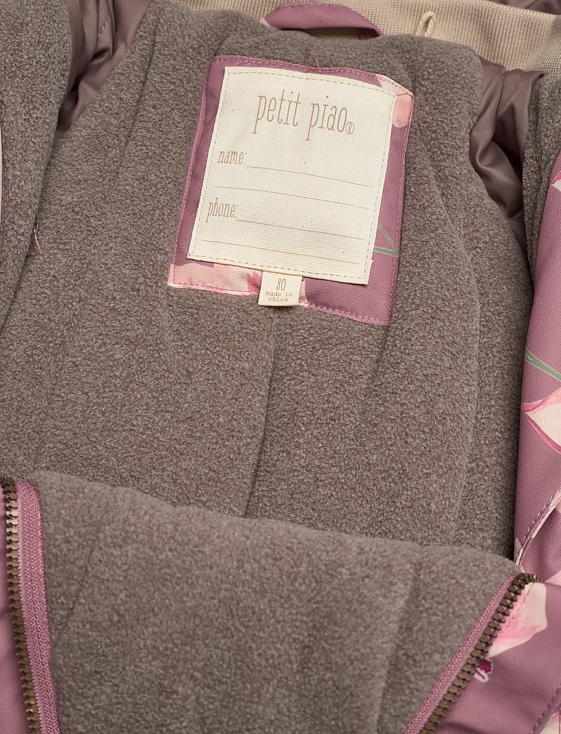 Petit Piao - PPDard Snowsuit - schneeanzug - autumn anemone aop - 2