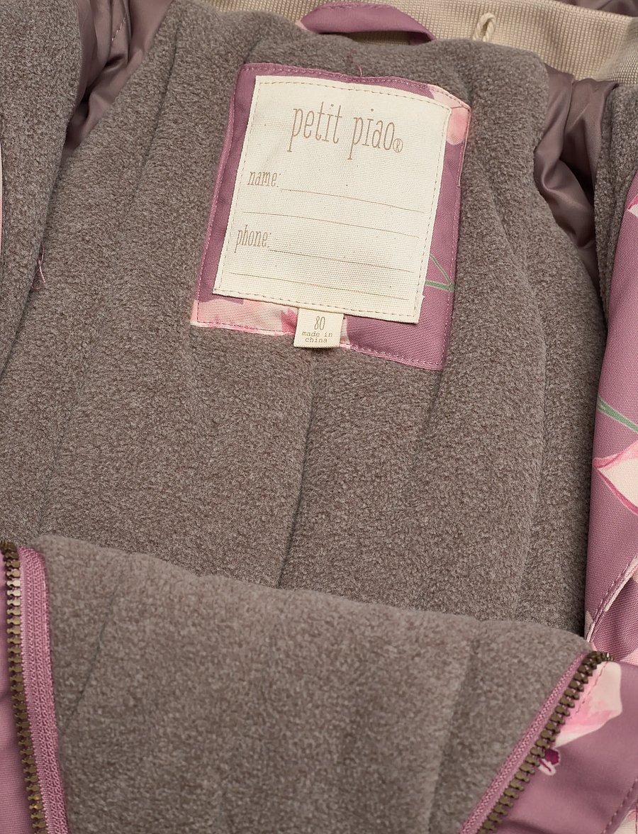 Petit Piao - PPDard Snowsuit - ziemas kombinezoni - autumn anemone aop - 2