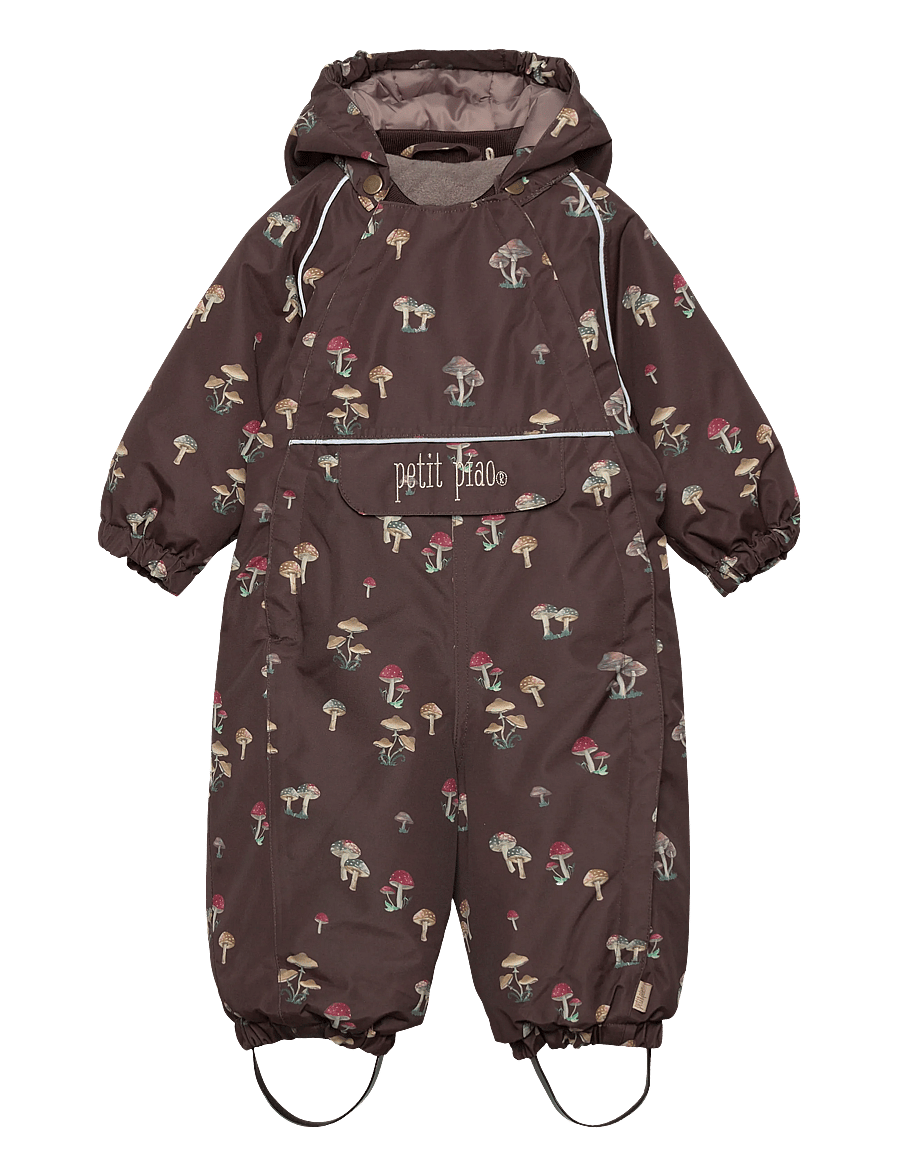 Petit Piao - PPDard Snowsuit - schneeanzug - fungi aop - 0