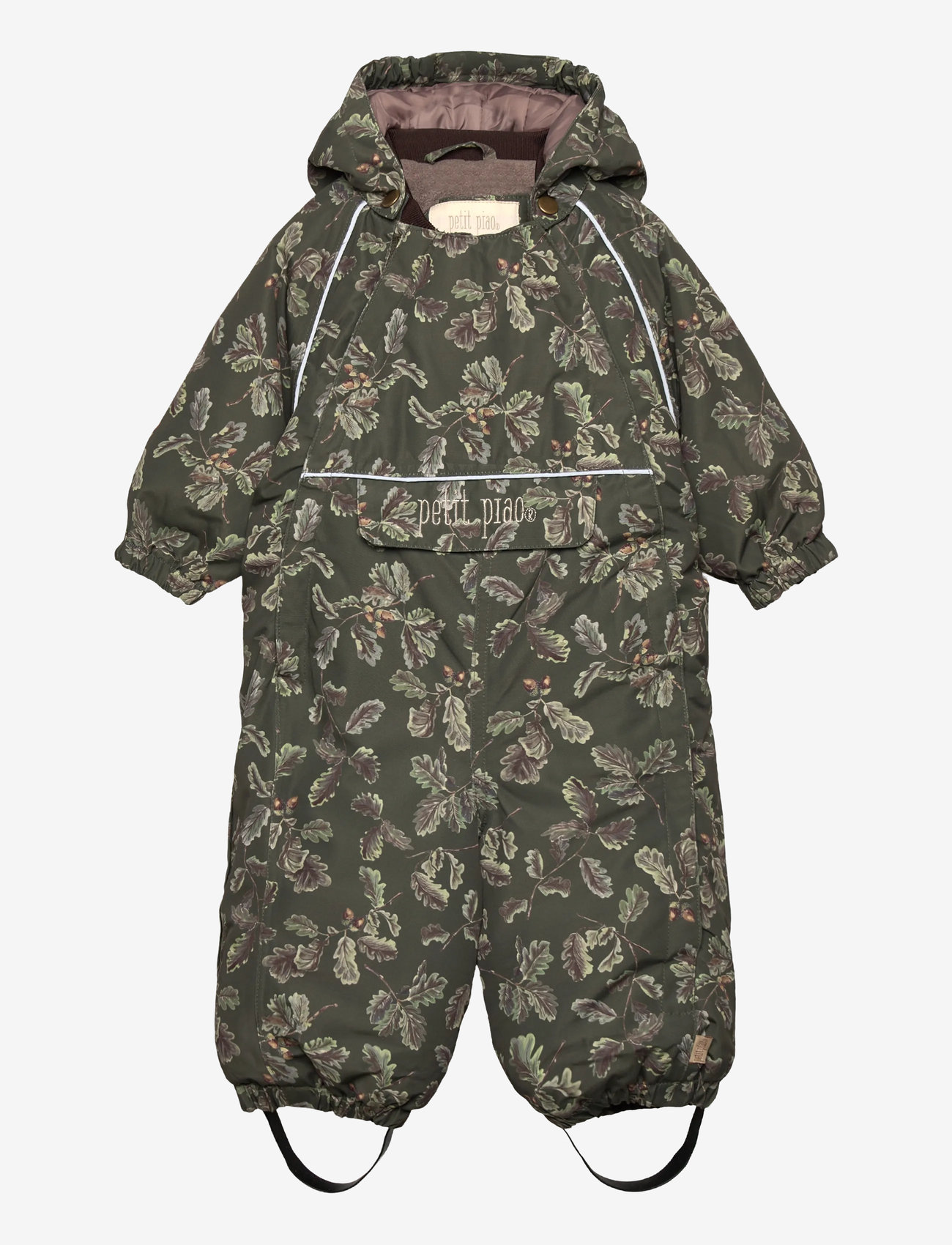 Petit Piao - PPDard Snowsuit - talvekombinesoon - oak aop - 0