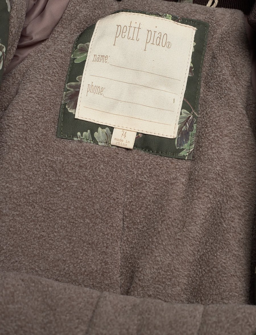 Petit Piao - PPDard Snowsuit - schneeanzug - oak aop - 2