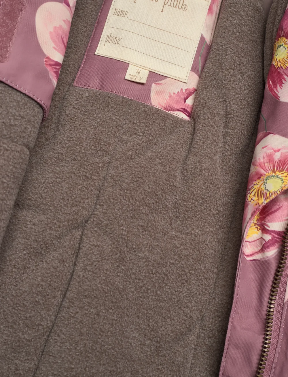 Petit Piao - PPDard Winter Jacket - dunjackor & fodrade jackor - autumn anemone aop - 4