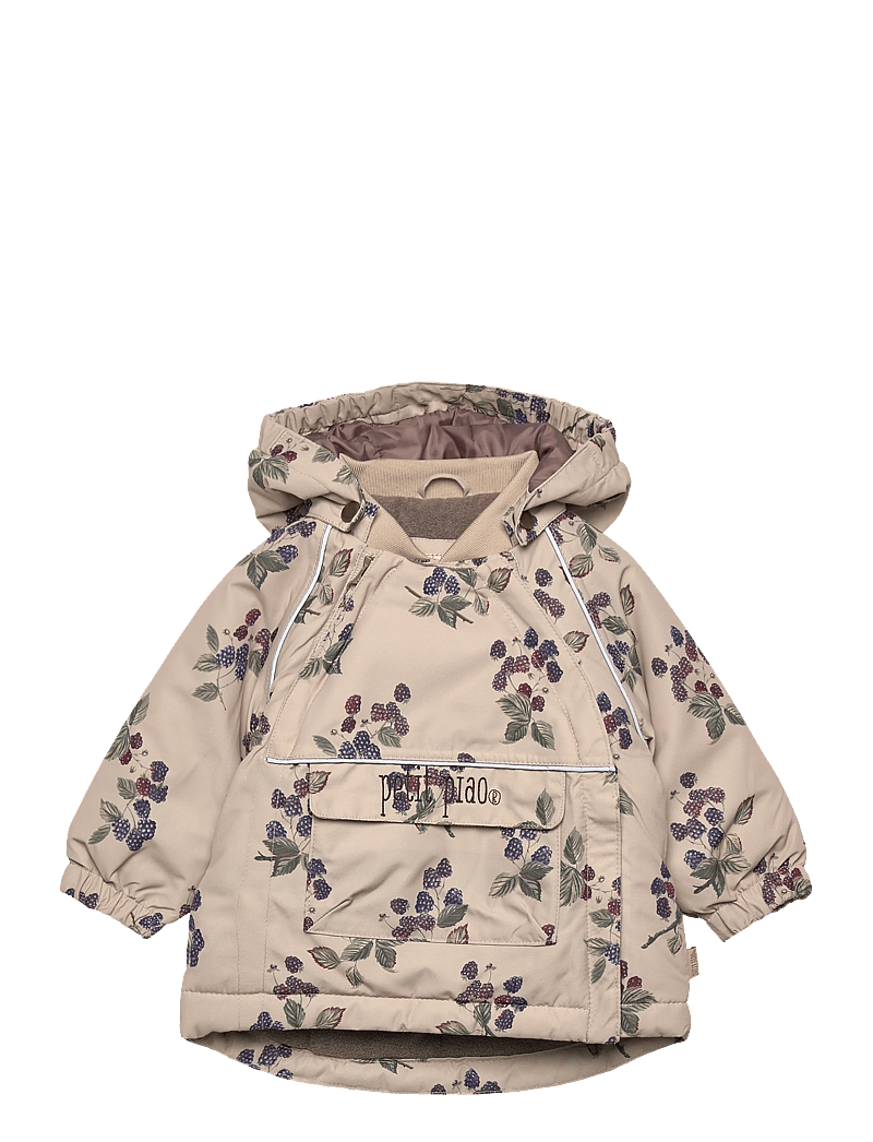 Petit Piao - PPDard Winter Jacket - puhvis ja polsterdatud - blackberry aop - 0