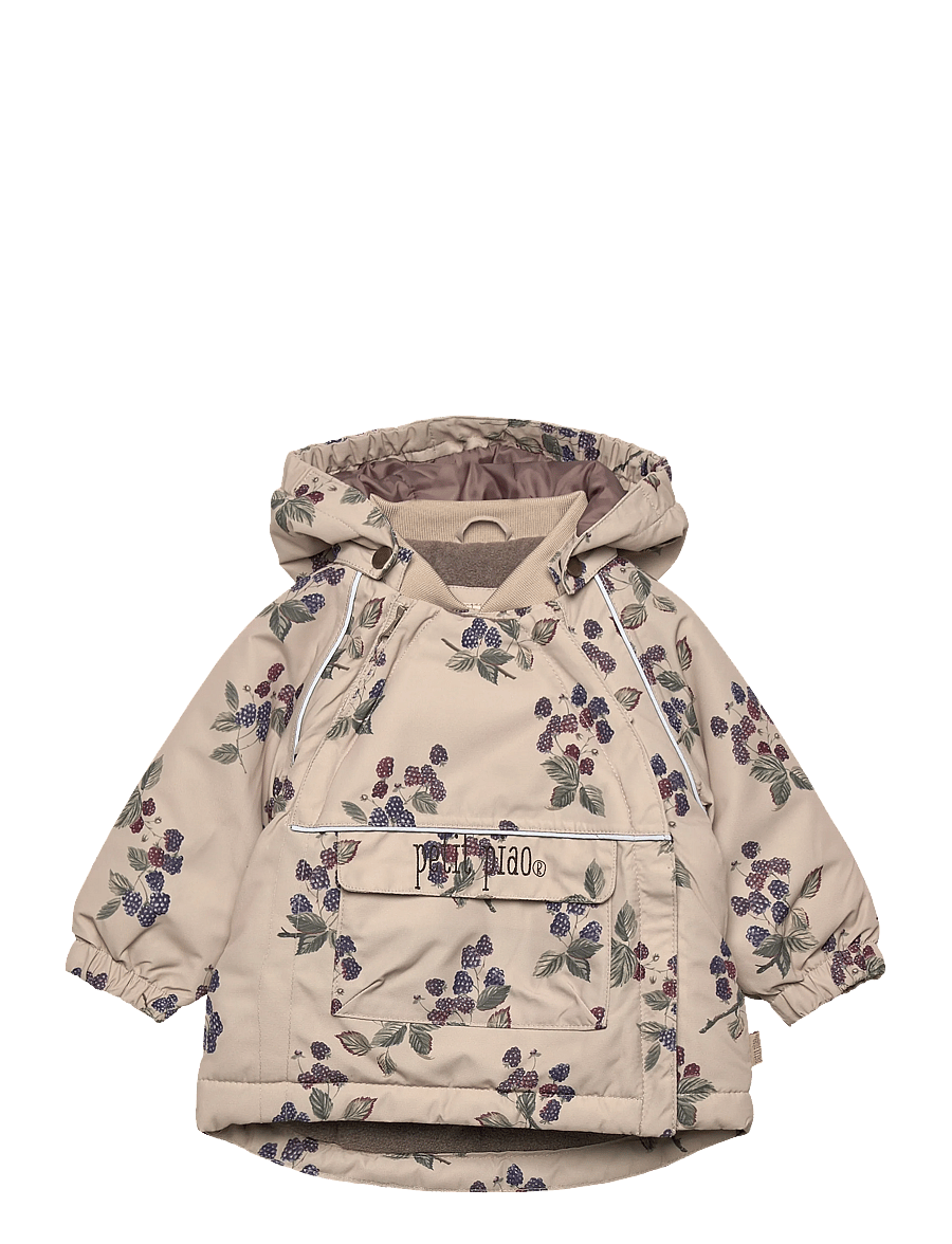 Petit Piao - PPDard Winter Jacket - daunen- und steppjacken - blackberry aop - 0
