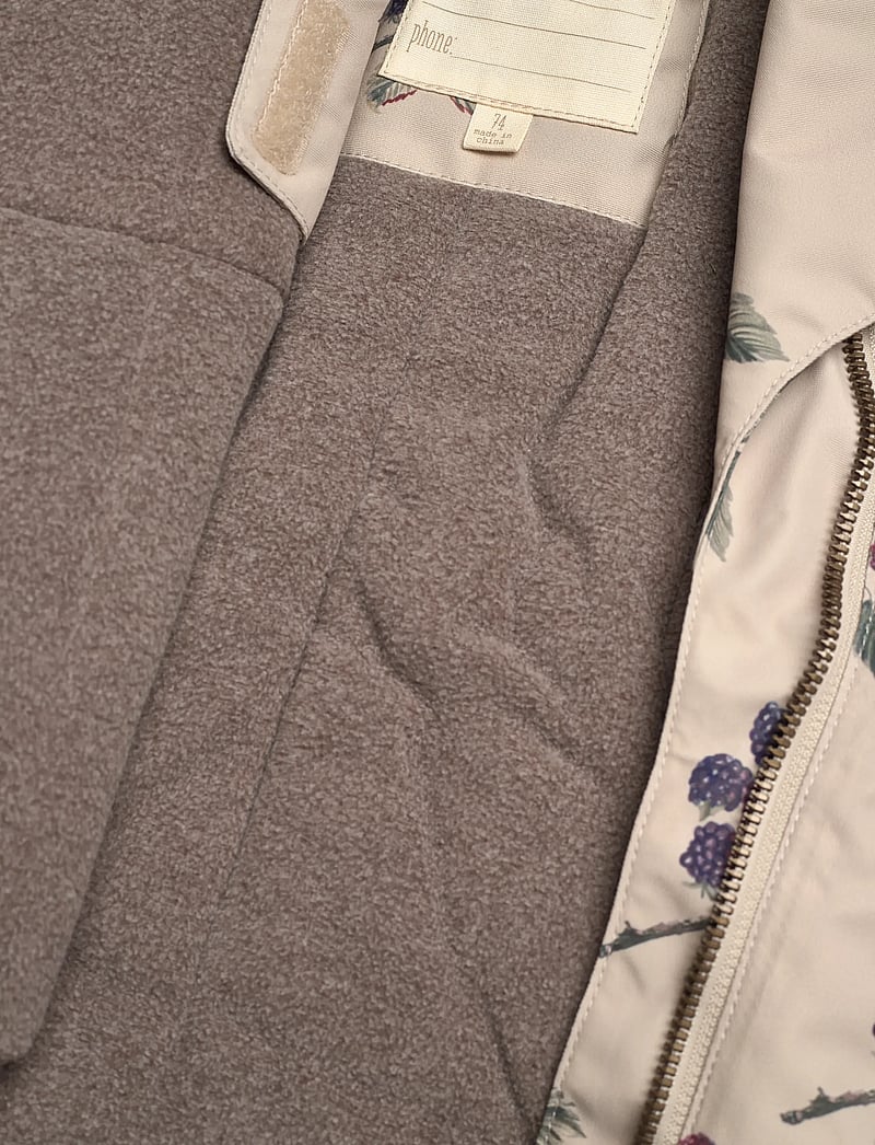 Petit Piao - PPDard Winter Jacket - puhvis ja polsterdatud - blackberry aop - 4