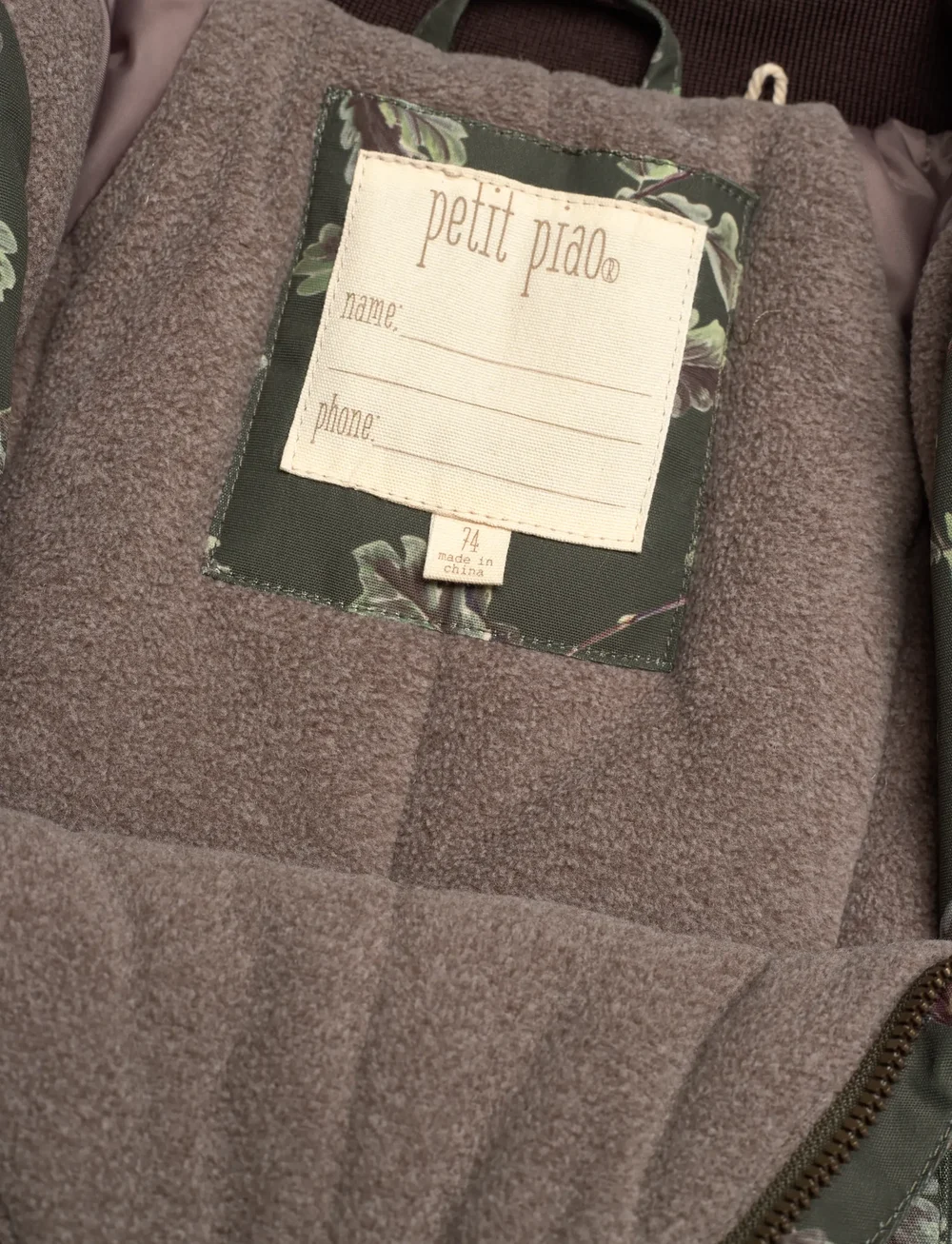 Petit Piao - PPDard Winter Jacket - daunen- und steppjacken - oak aop - 2