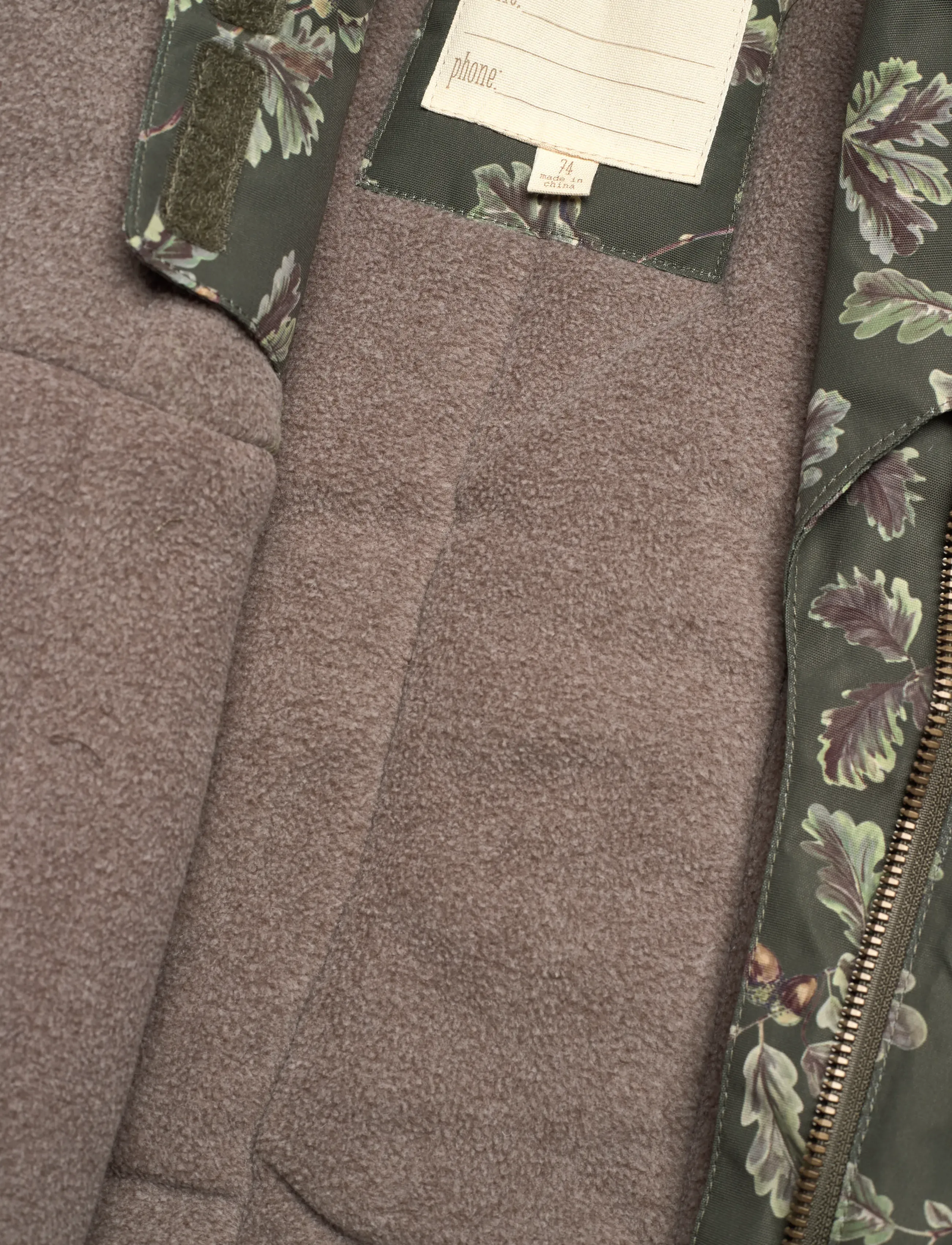 Petit Piao - PPDard Winter Jacket - talvitakit - oak aop - 4