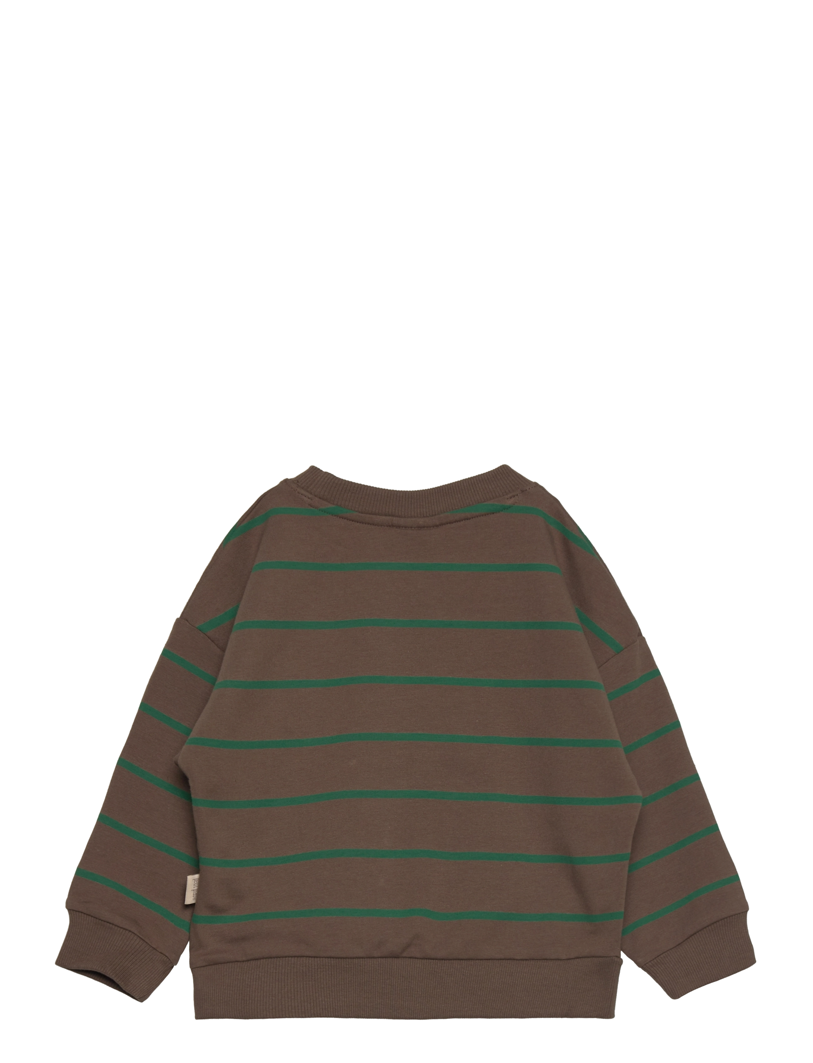 Petit Piao - Sweat Shirt Line - chocolate brown stripe - 1
