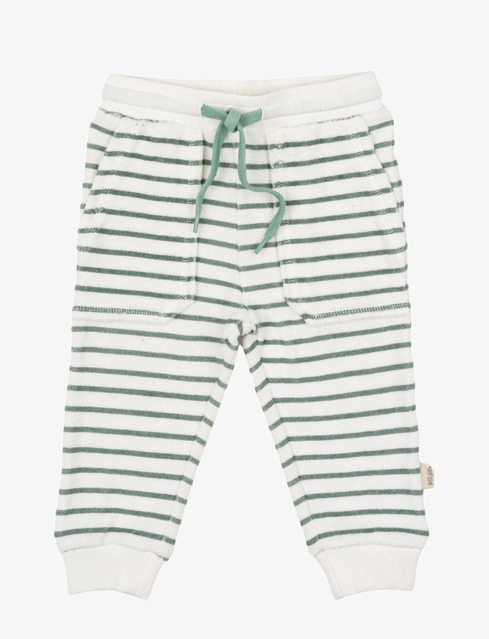 Petit Piao - Sweat Pants Pocket - jogginghosen - off white/green - 1