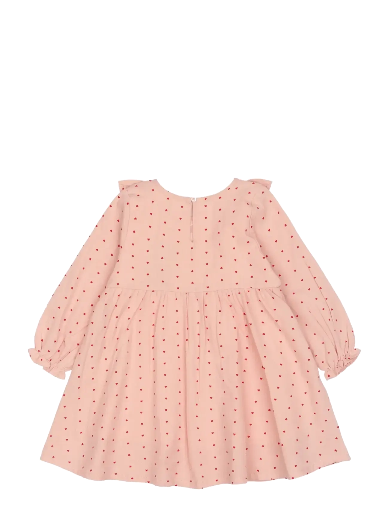 Petit Piao - PPDeva Dress LS - langærmede hverdagskjoler - pink heart - 1