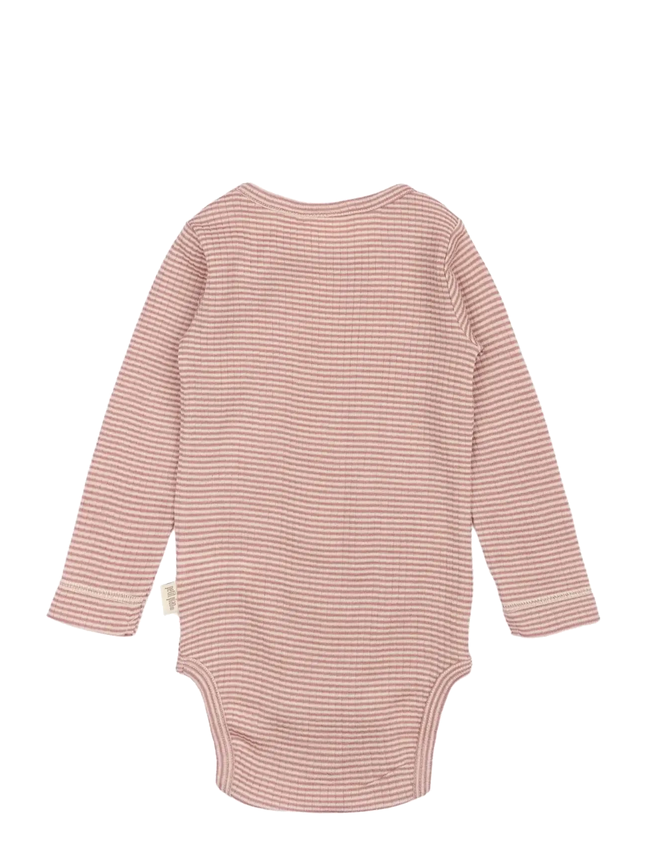 Petit Piao - PPDante Body L/S Merino Wool Striped - die niedrigsten preise - nostalgic rose/dark off white - 1