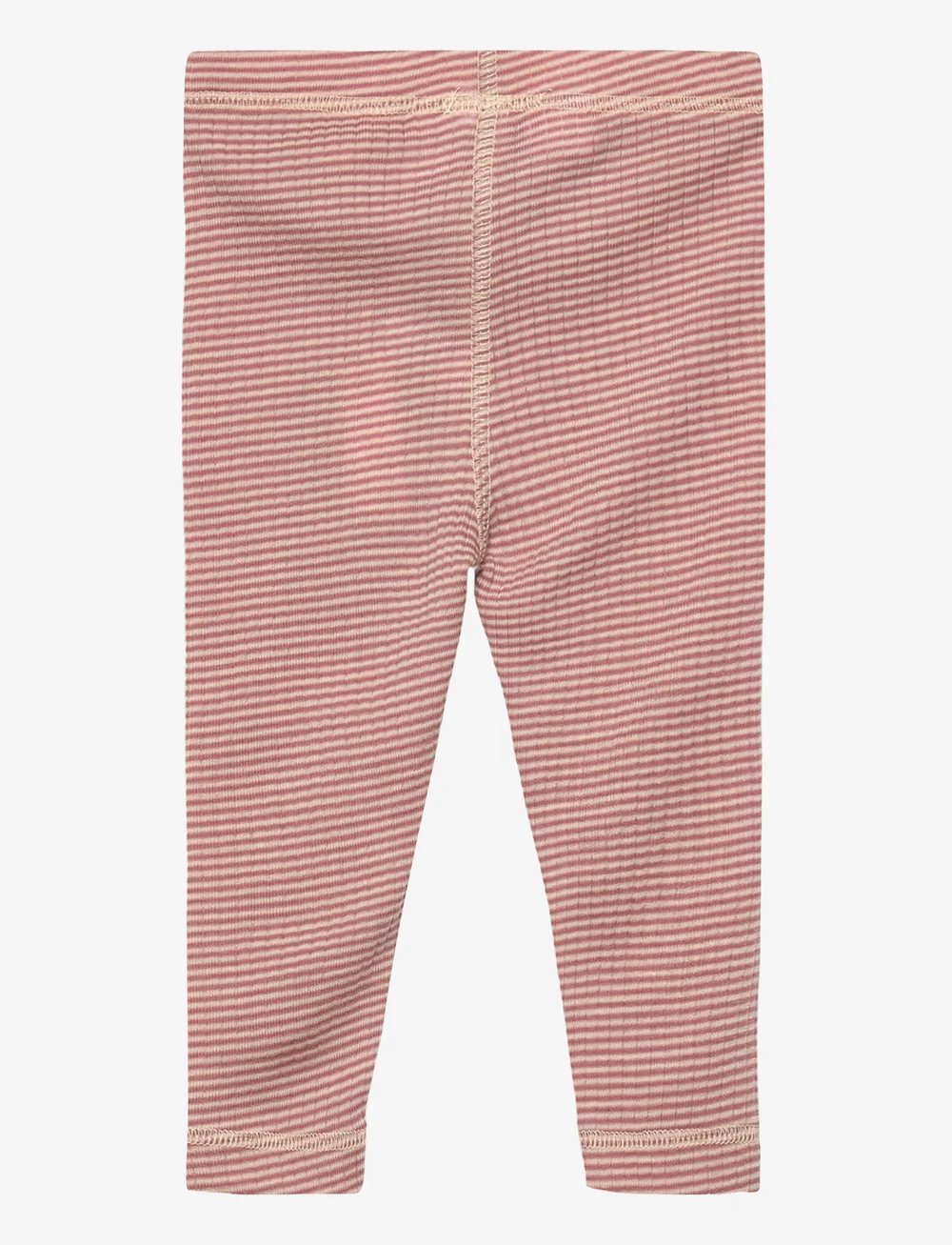 Petit Piao - PPDante Leggings Merino Wool Stripe - leggings - nostalgic rose/dark off white - 1