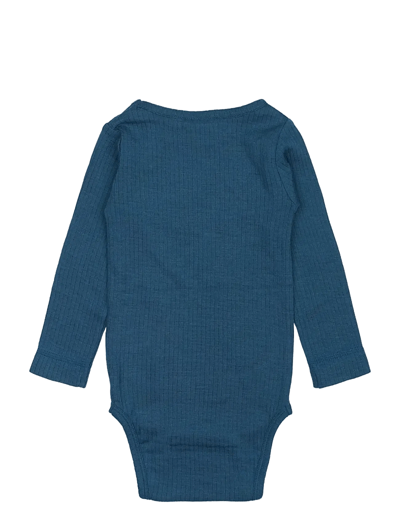Petit Piao - PPDante Body L/S Merino Wool - langärmelig - ensign blue - 1