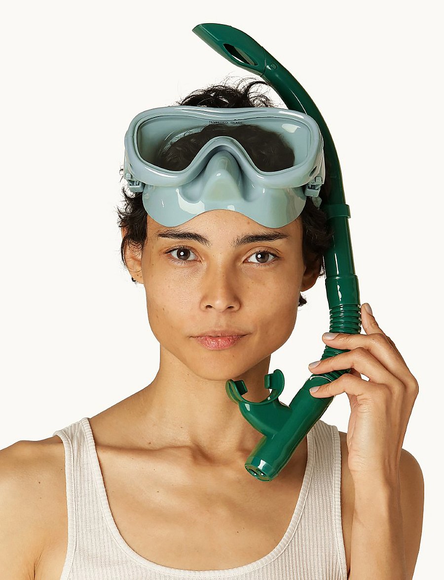 Petites Pommes - Ariel Snorkeling Set - köfunarleikföng - calile/oxford green - 4