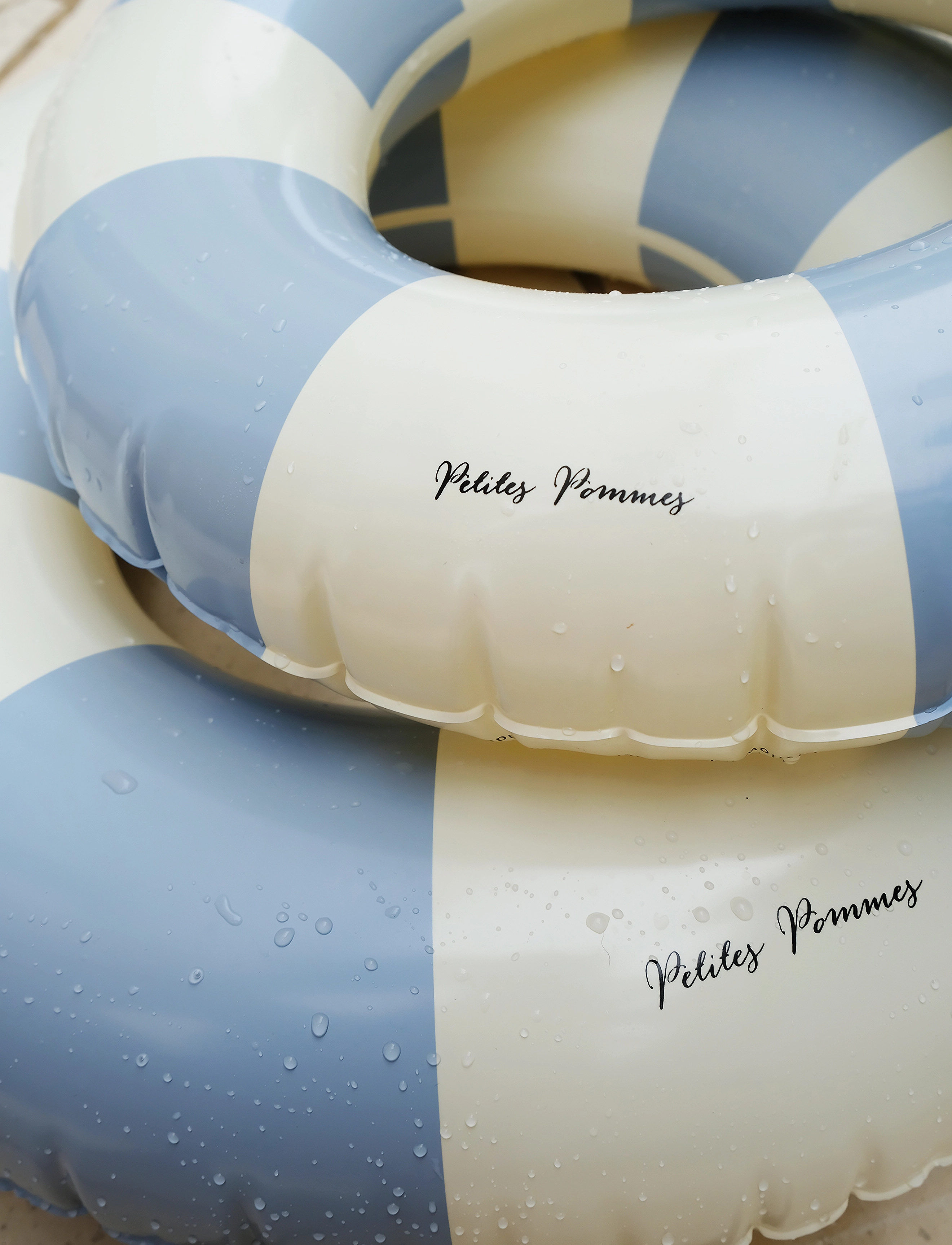 Petites Pommes Olivia Swim Ring, 1-3Y Max. weight: 20 kg, Blue, Water Legetøj > Bath Rings & Bath Mattresses, Børn
