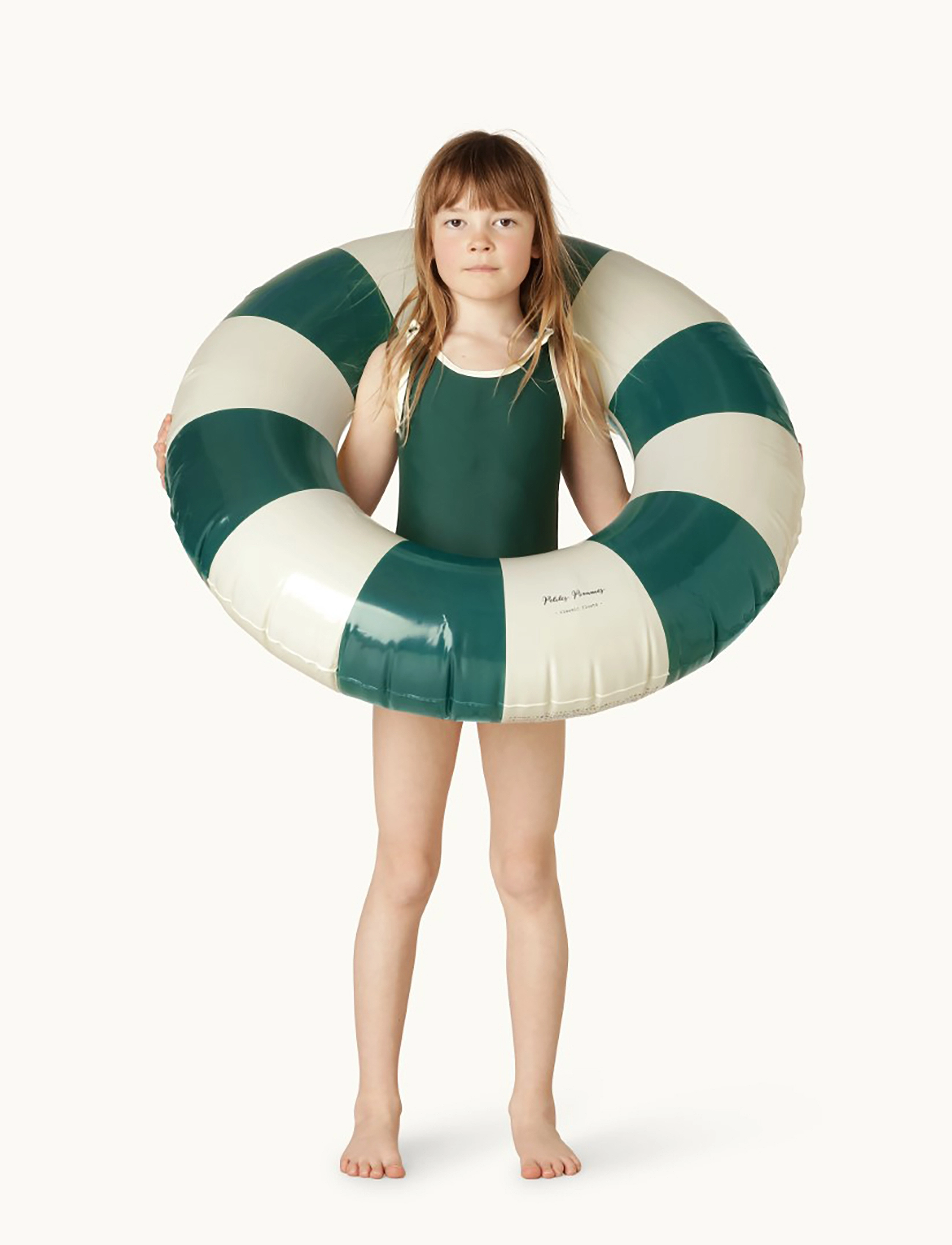 Petites Pommes - Sally Swim Ring - baderinge og bademadrasser - oxford green - 3