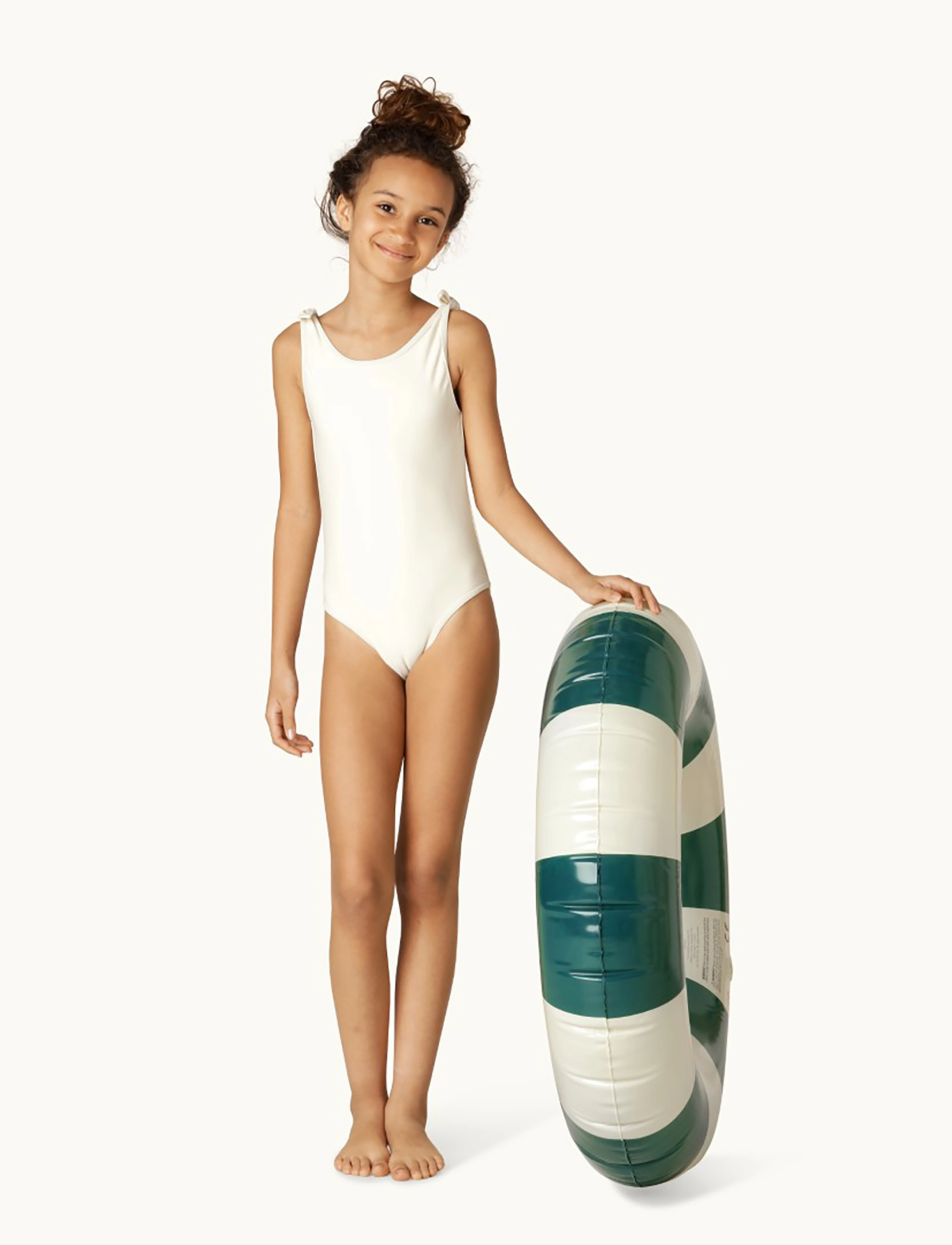 Petites Pommes - Sally Swim Ring - baderinge og bademadrasser - oxford green - 4