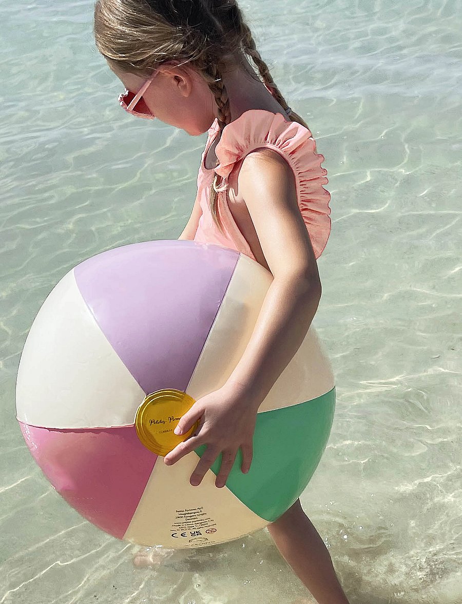 Petites Pommes - Otto Beach Ball - andet vandlegetøj - menthe/ violet / bubblegum - 0