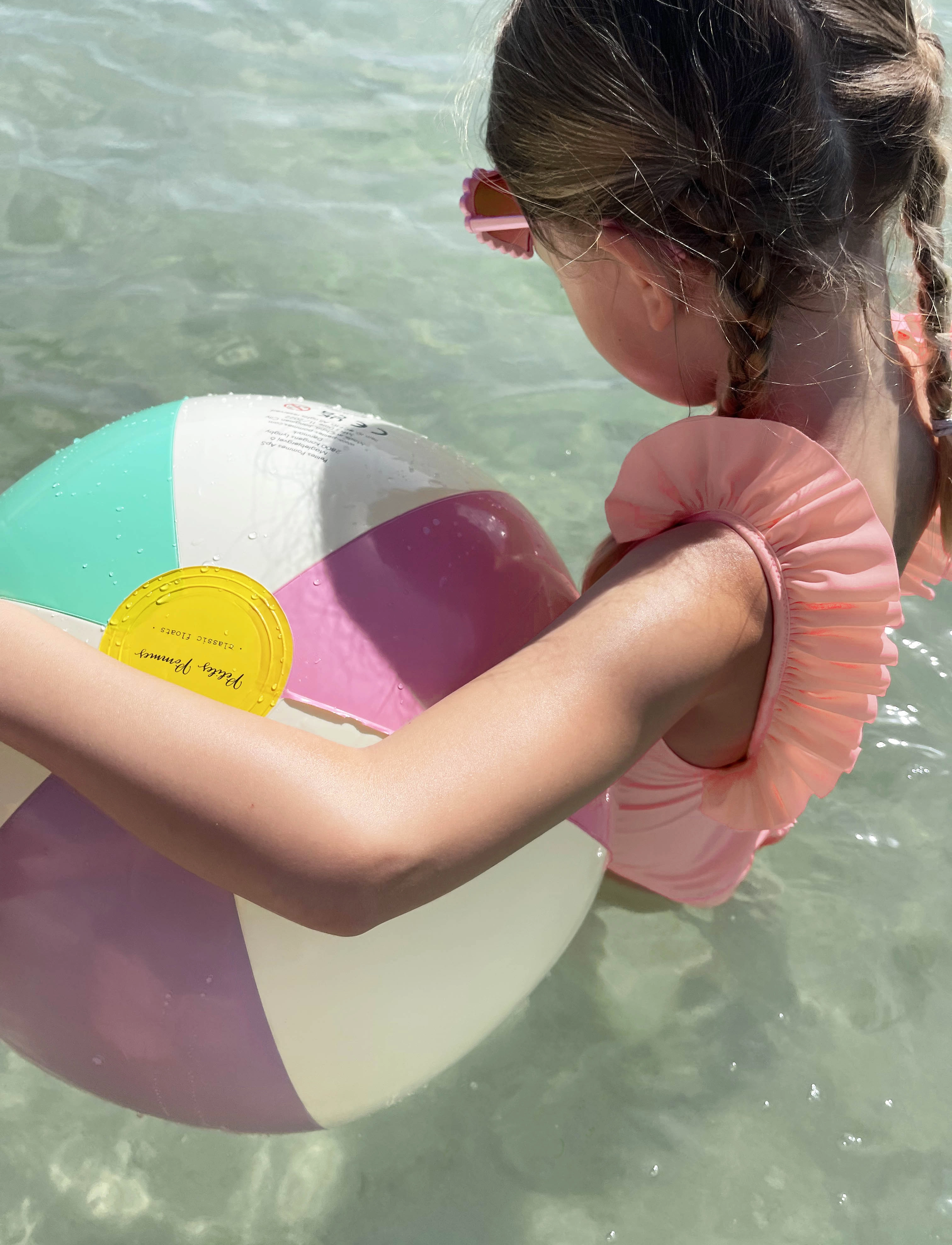 Petites Pommes - Otto Beach Ball - Övriga vattenleksaker - menthe/ violet / bubblegum - 3