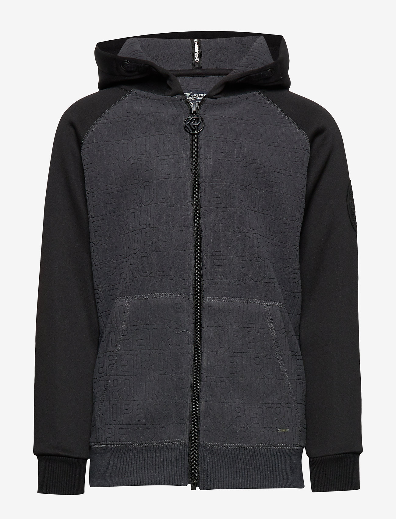Petrol - Sweater Hooded - raven grey - 0