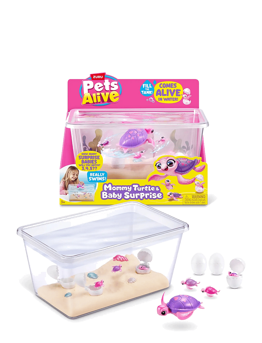 PETS ALIVE - PETS ALIVE MOMMY TURTLE SURPRISE - muud veemänguasjad - multi - 1